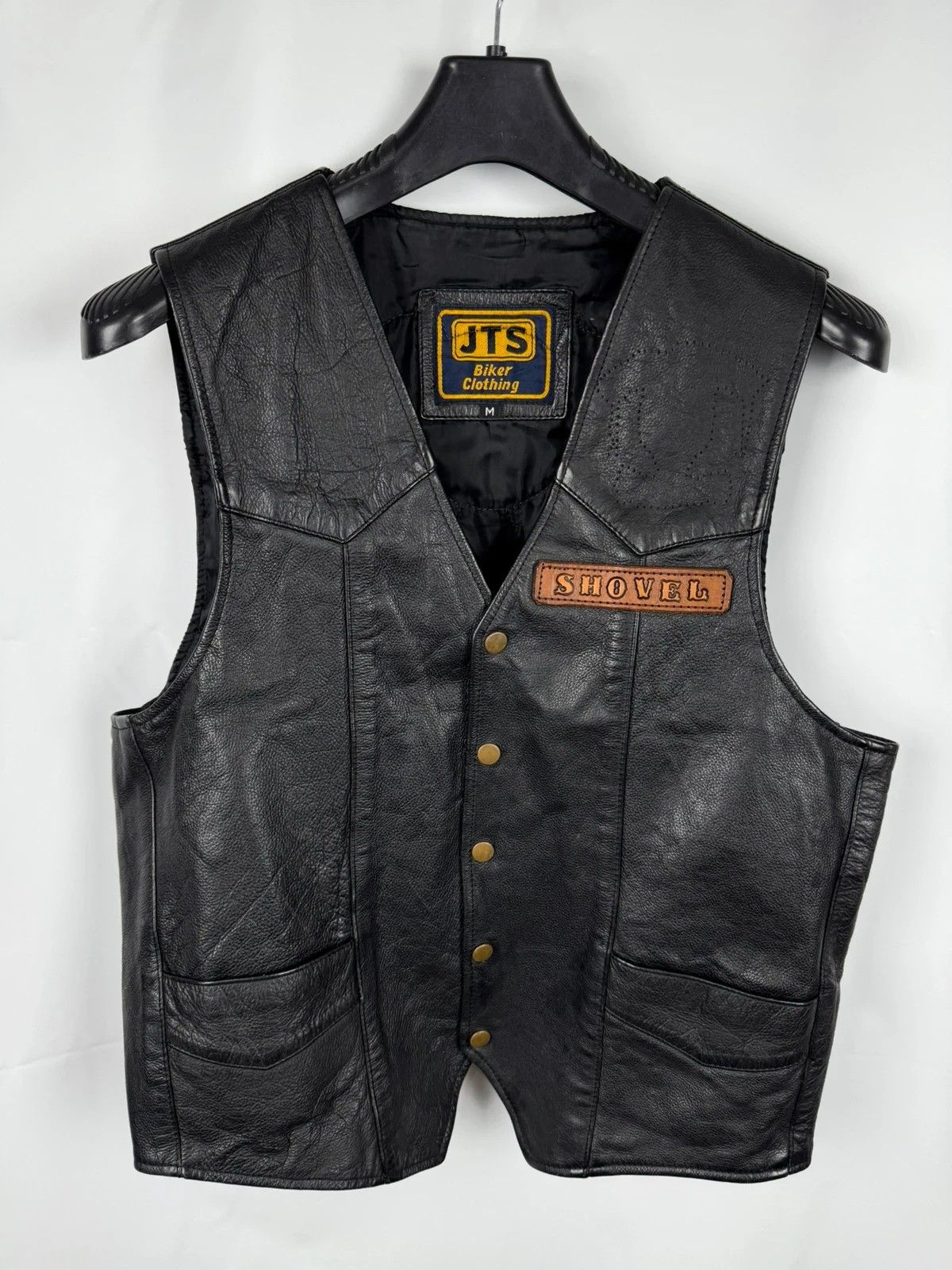Other JTS Biker Genuine Leather Vest Shovel Vest size M Size US M / EU 48-50 / 2 - 1 Thumbnail