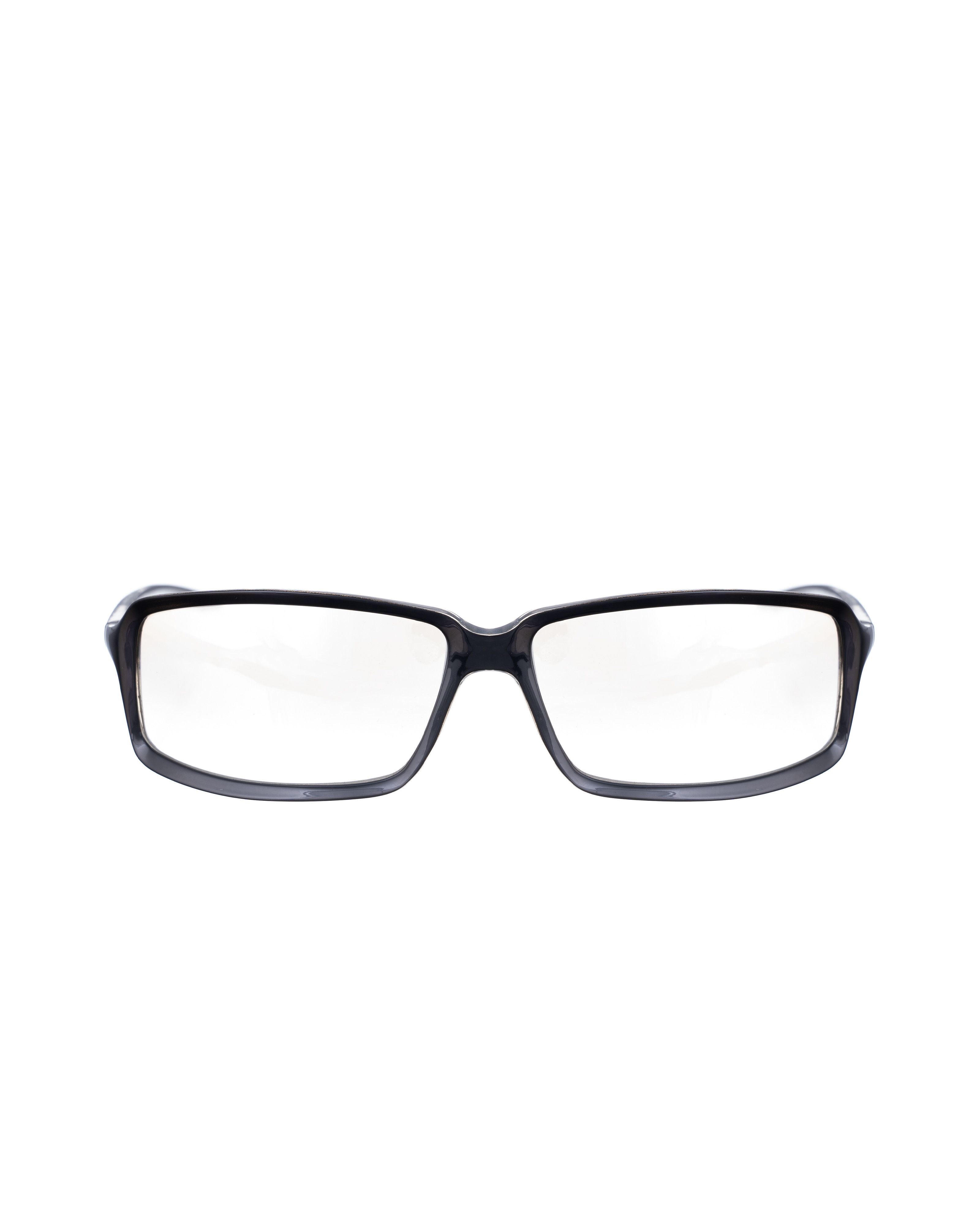 Valentino Oliver by Valentino 00s Clear Black Mirror Sunglasses Size ONE SIZE - 2 Thumbnail