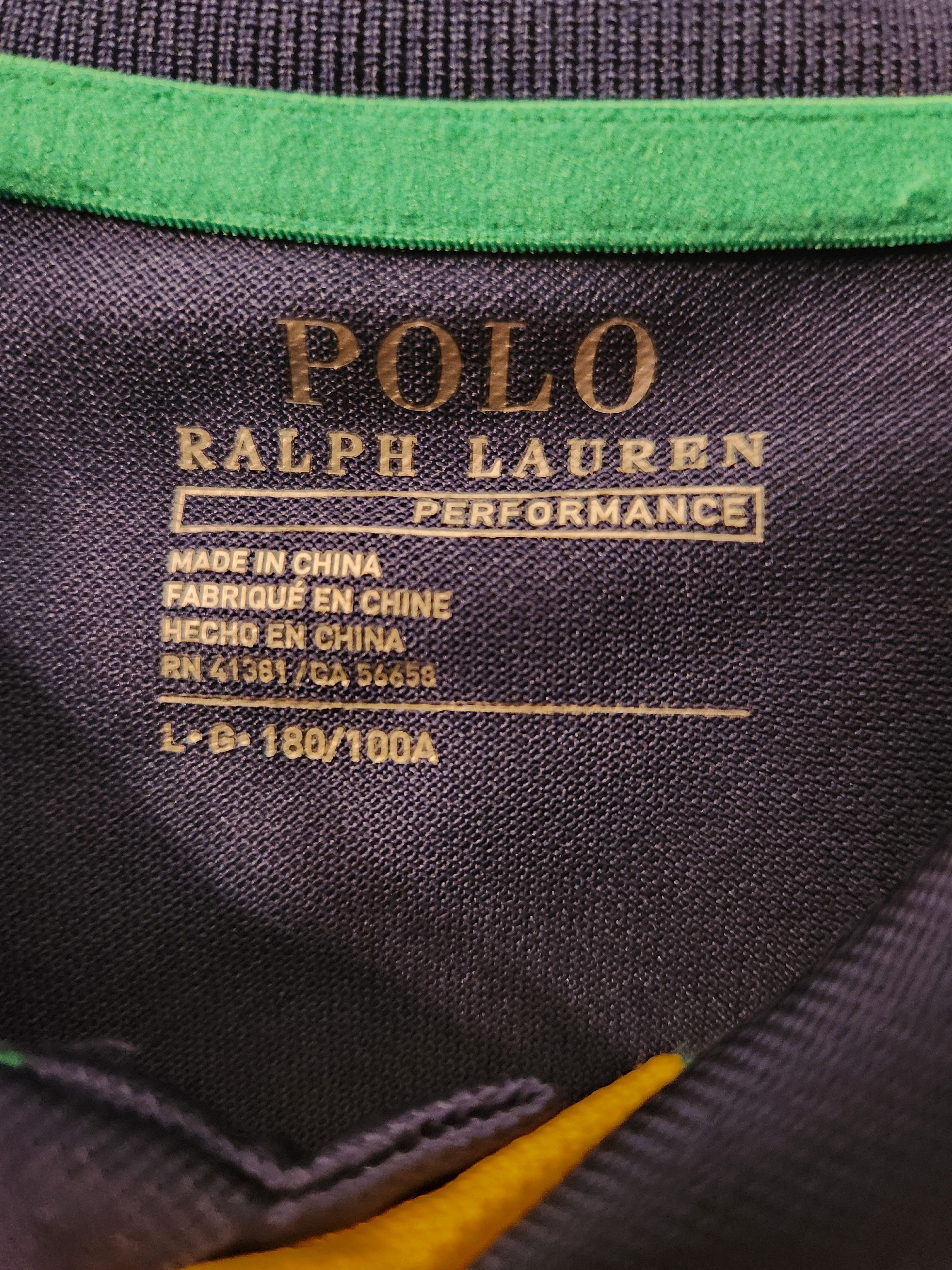 Polo Ralph Lauren Performance Blocked Colored Polo Shirt Size US L / EU 52-54 / 3 - 3 Thumbnail