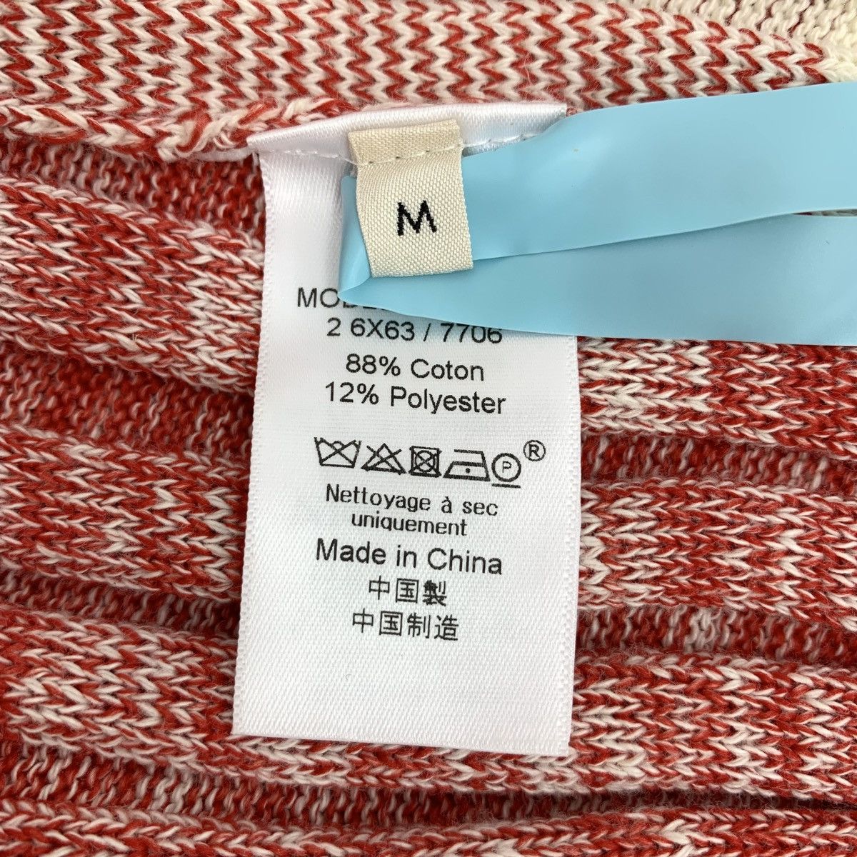 Celine Celine Pink Vertical Stripe Cotton Long Sleeve Knit Dress Size M / US 6-8 / IT 42-44 - 7 Thumbnail