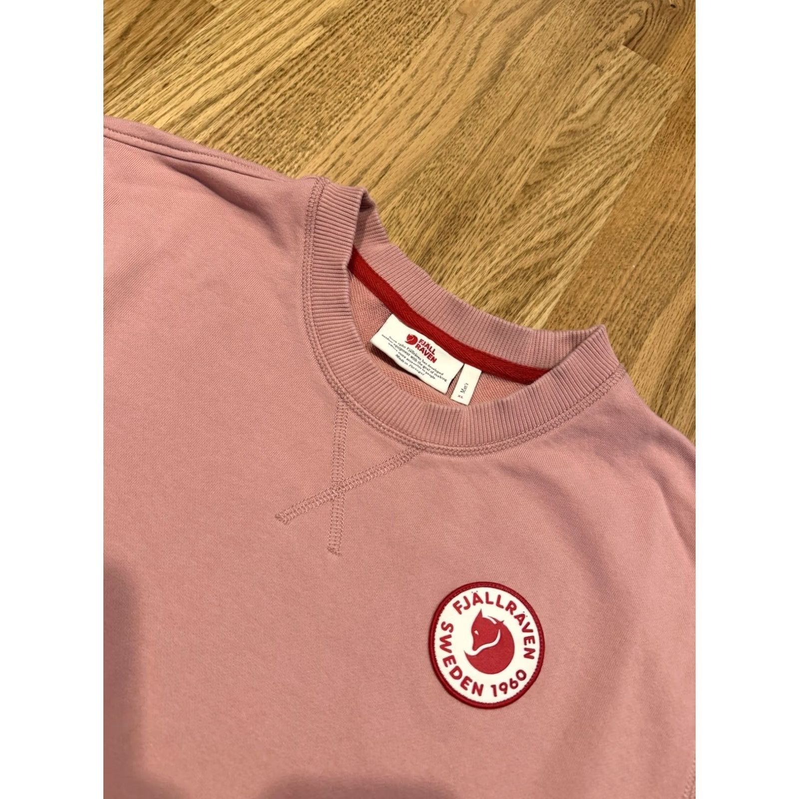 Vintage Fjallraven Logo Badge Sweater Mens XL Crewneck Sweatshirt Pullover Pink Cotton Size US XL / EU 56 / 4 - 7 Thumbnail