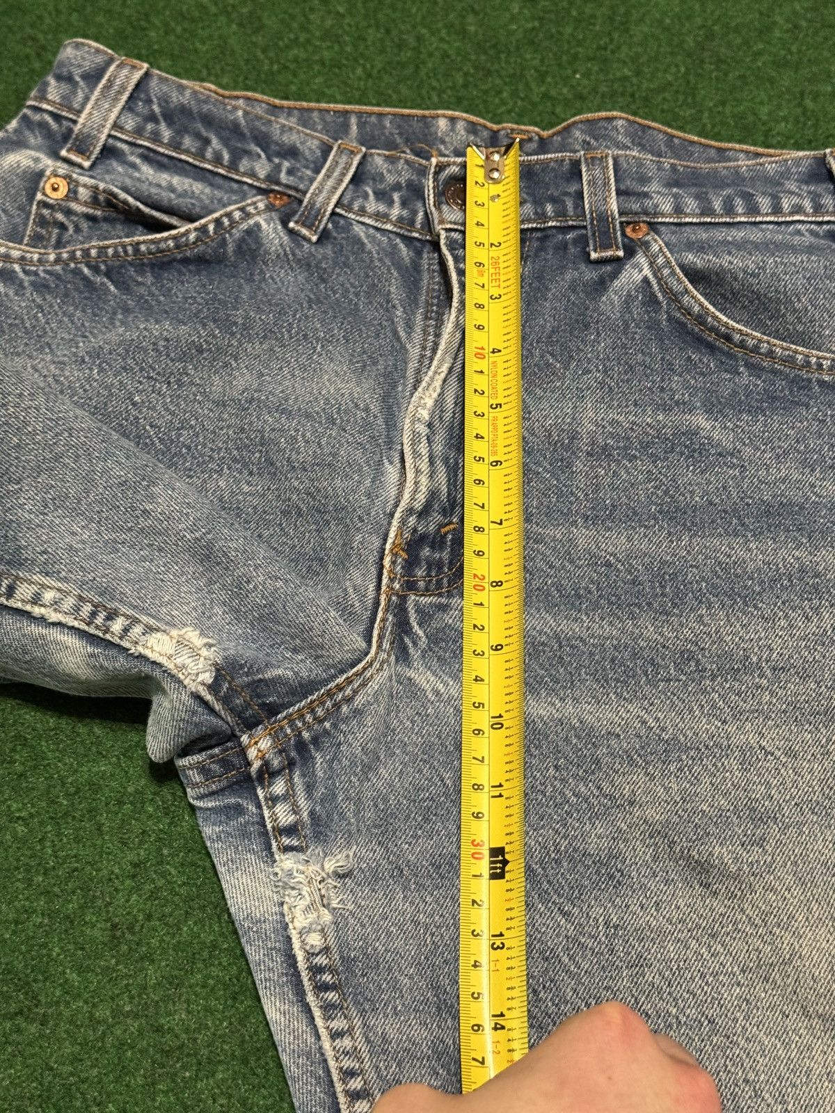 Levi's Vintage Clothing Levis 550 32x32 Relaxed Wide Leg Vintage 90s Grunge Jeans Size US 32 / EU 48 - 11 Thumbnail