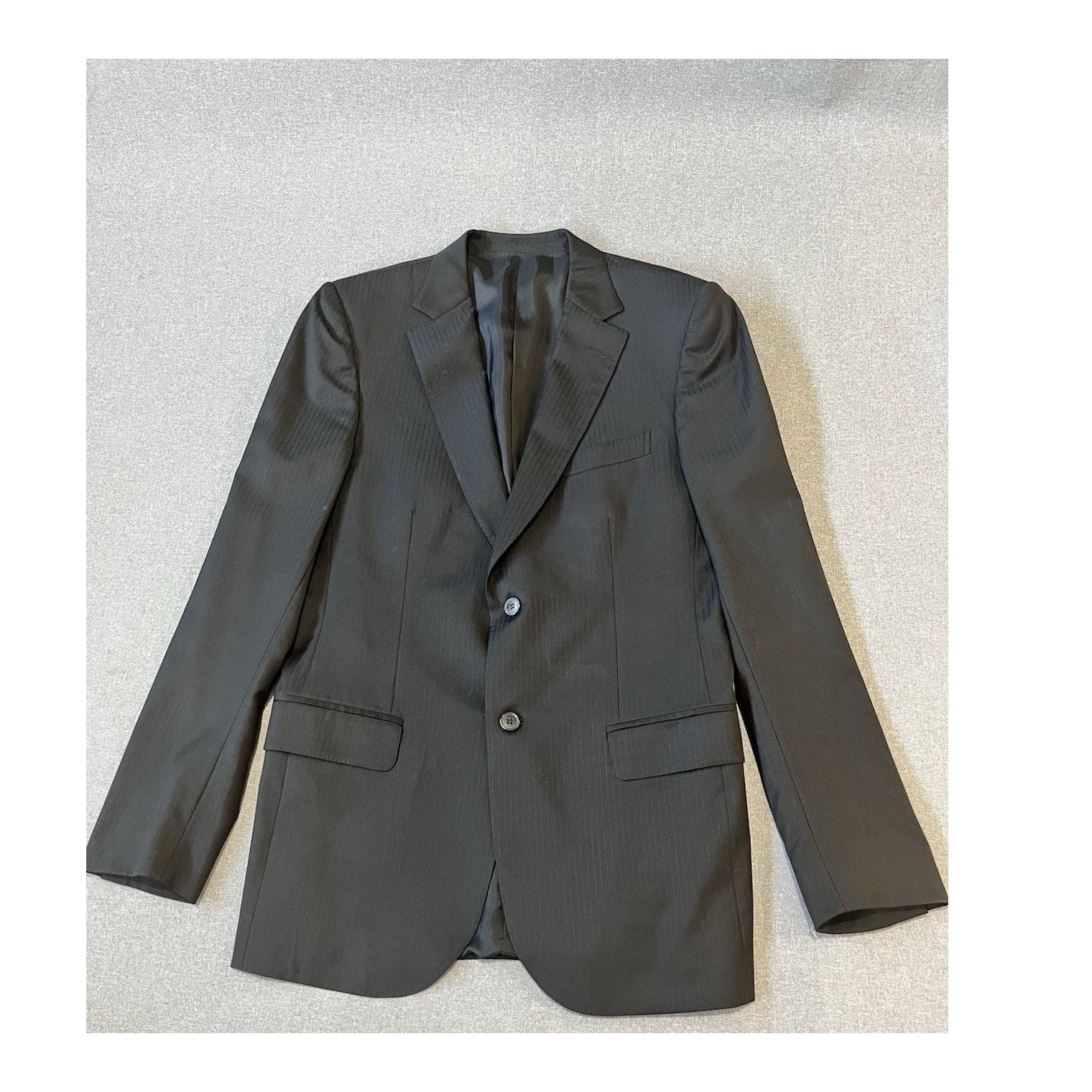 Ermenegildo Zegna ERMENEGILDO ZEGNA Blazer Mens 50L Black Wool 100% Sport Coat Size 50L - 1 Thumbnail