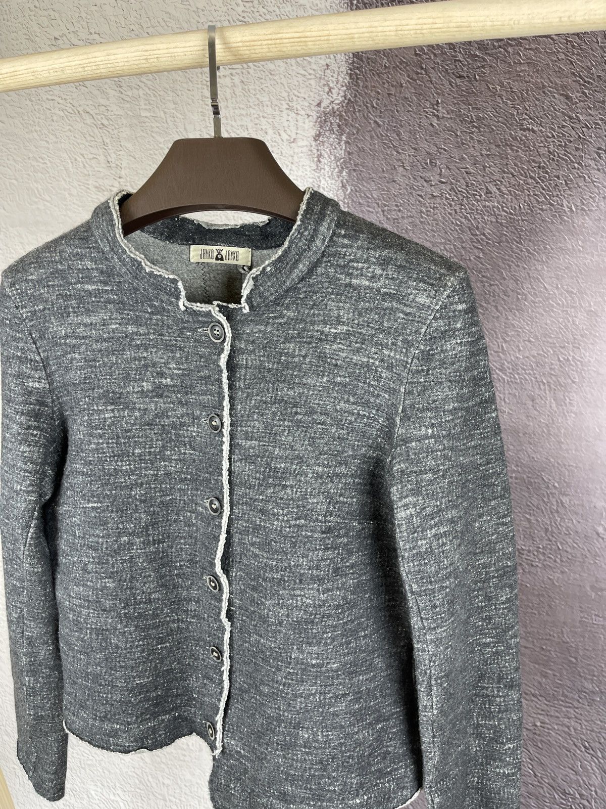 Other Jayko Jayko asymmetric wool cotton grey jacket Size M / US 6-8 / IT 42-44 - 6 Thumbnail
