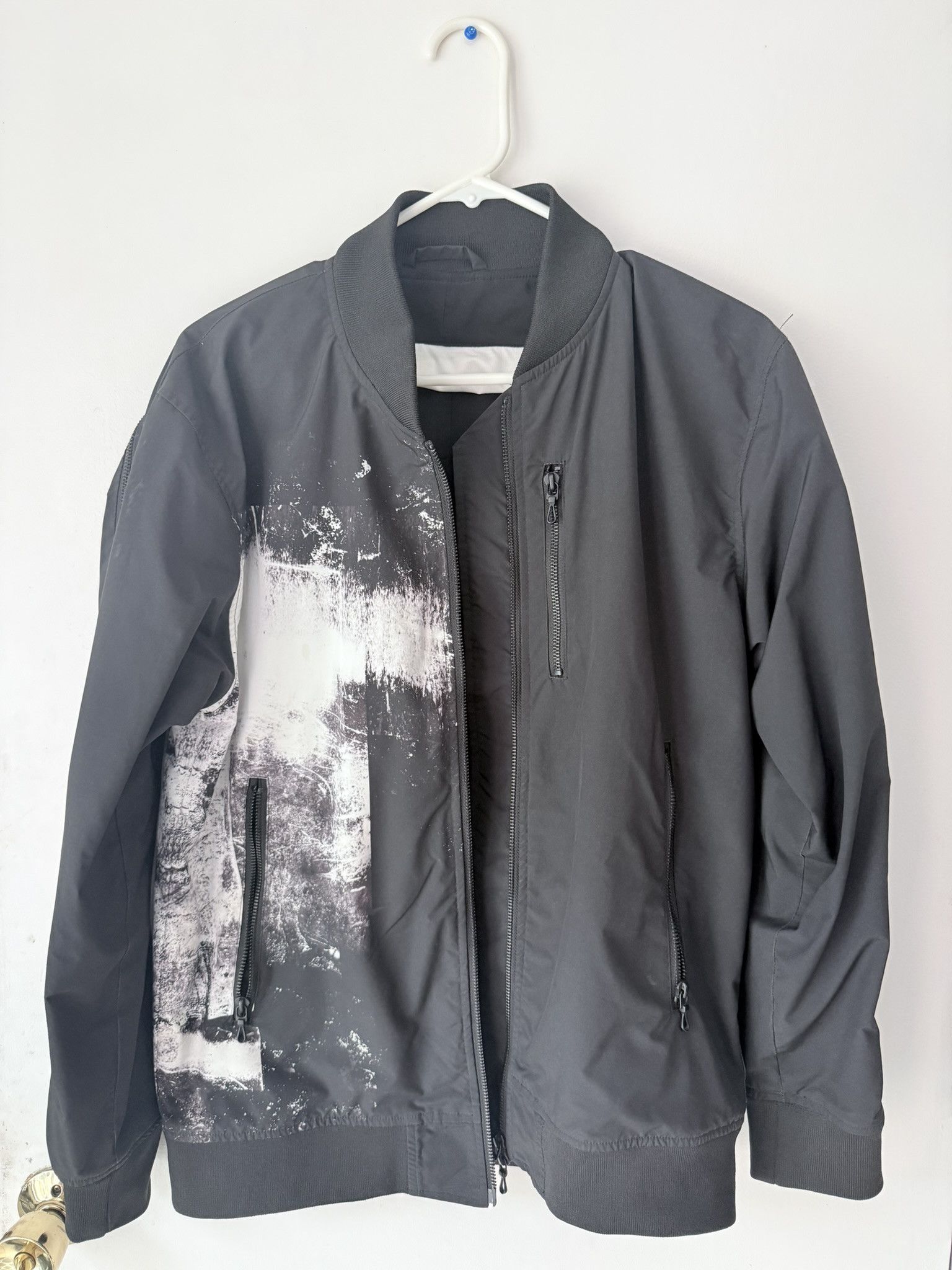 Other Abstract Print Nylon Bomber Jacket – Techwear Style Size US M / EU 48-50 / 2 - 1 Thumbnail