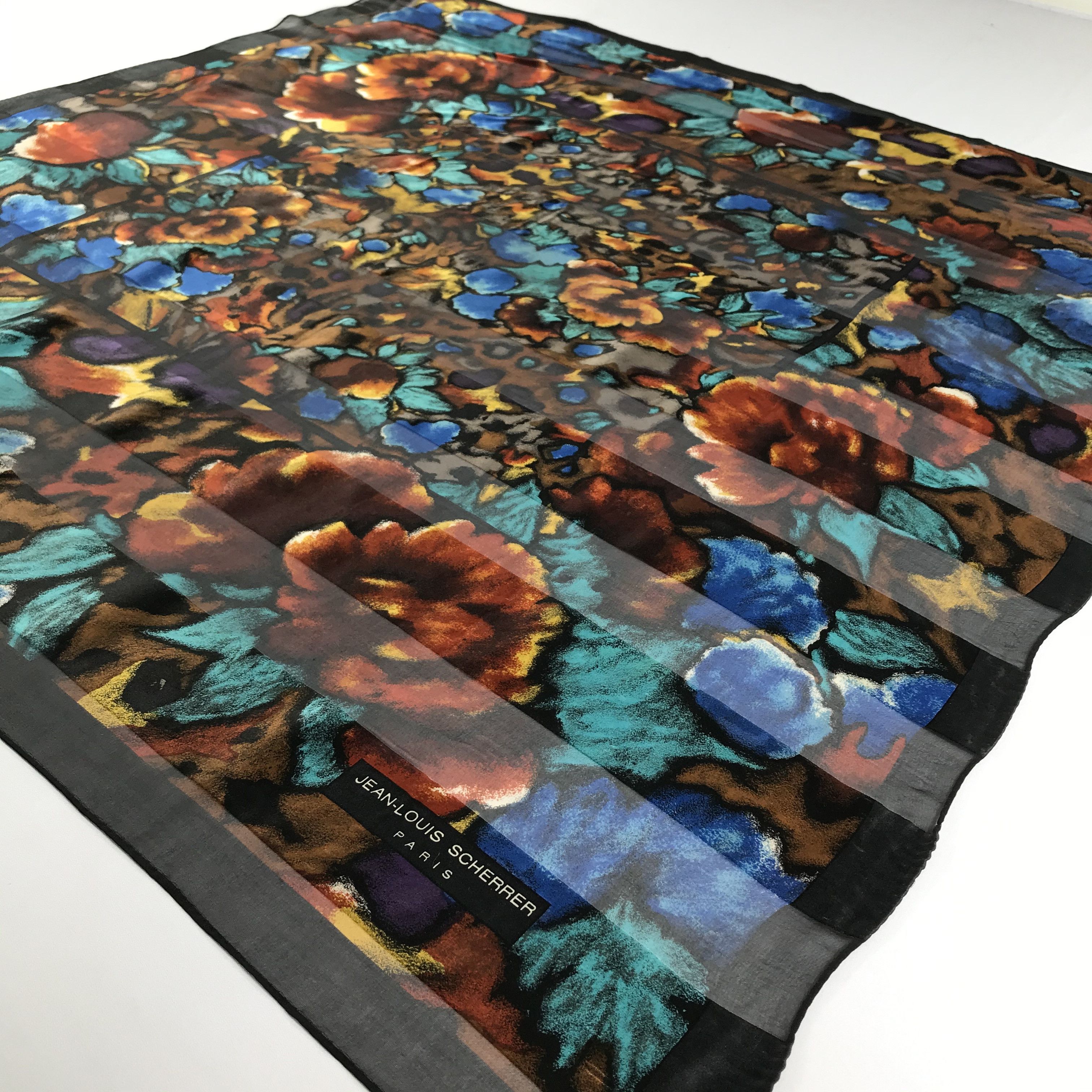 Jean-Louis Scherrer Vintage Jean Louis Scherrer Silk Scarf Size ONE SIZE - 4 Thumbnail