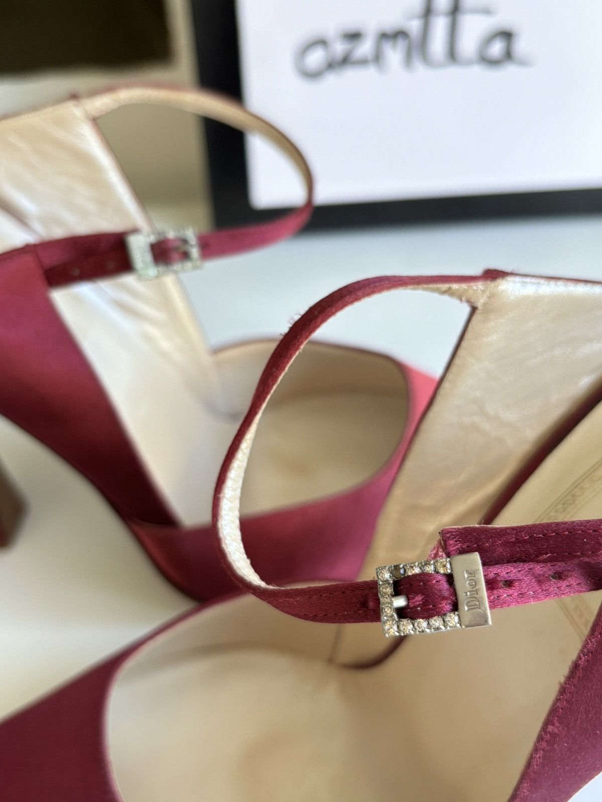Dior Dior 1996 silk heels Size US 8.5 / IT 38.5 - 10 Thumbnail