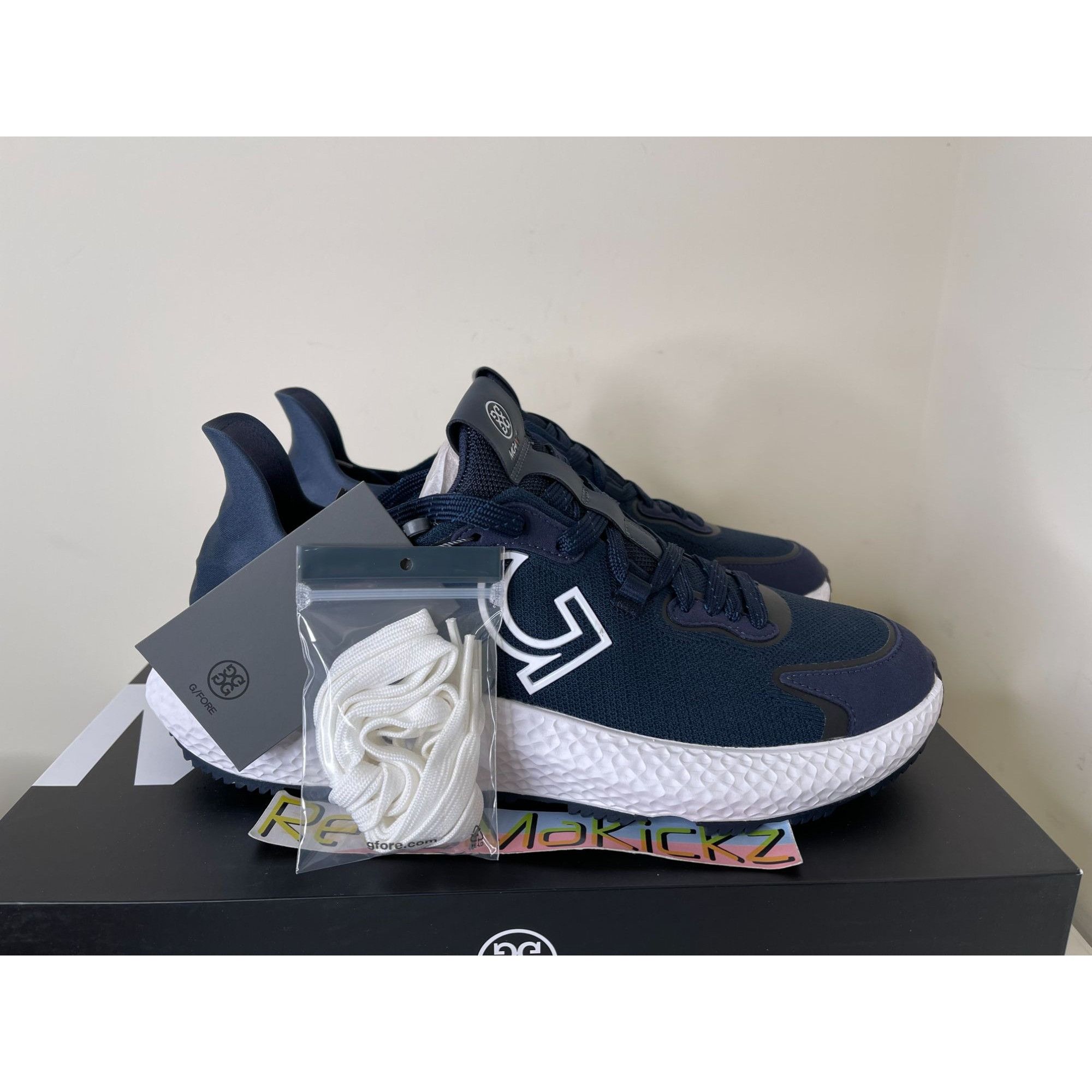 G/FORE G/FORE MG4X2 KNIT CROSS TRAINER GOLF SHOES NAVY MENS 9.5US Size US 9.5 / EU 42-43 - 4 Thumbnail