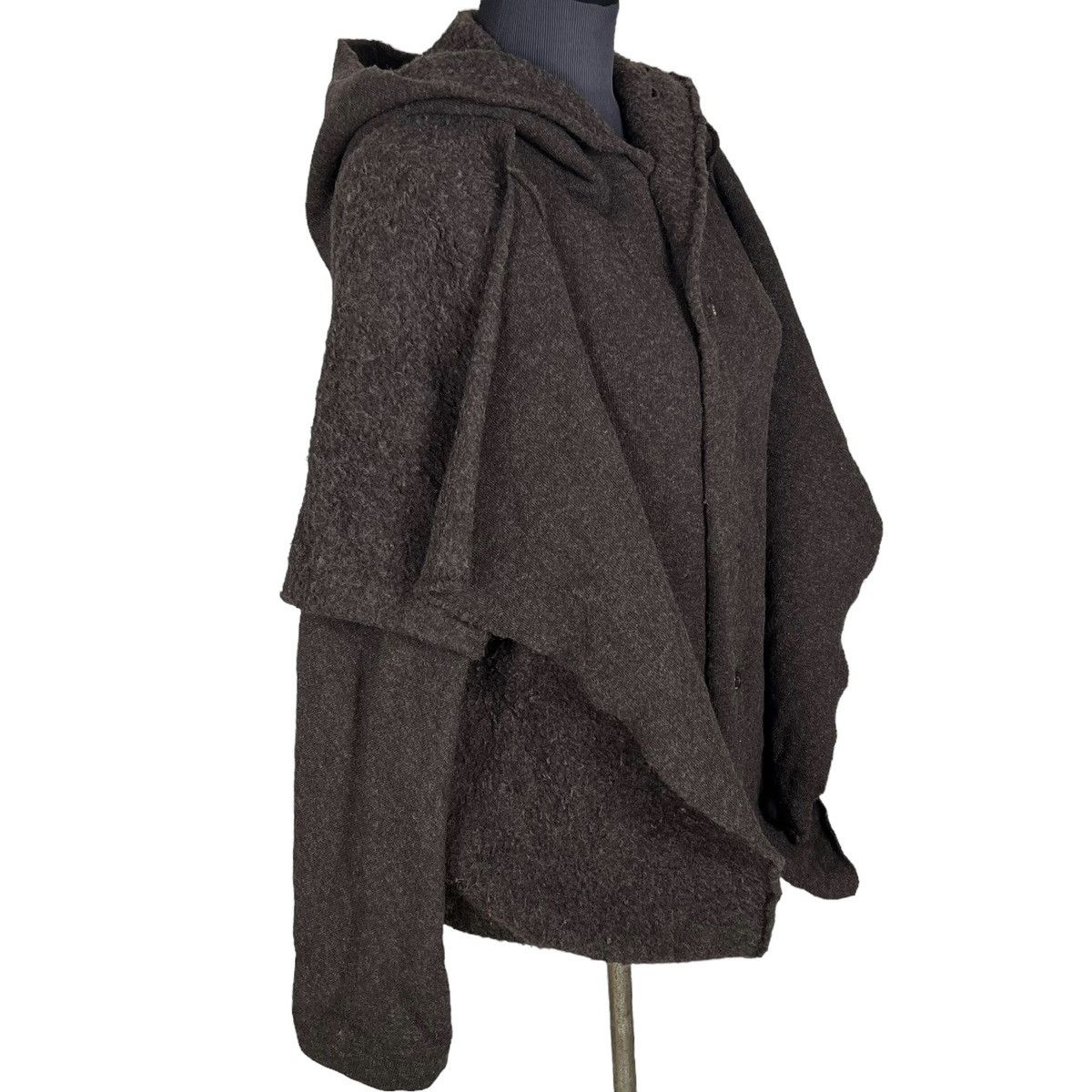 Y's Yohji Yamamoto Y’s Asymmetric Cloak Coat Jacket Woman Coat Size L / US 10 / IT 46 - 13 Thumbnail