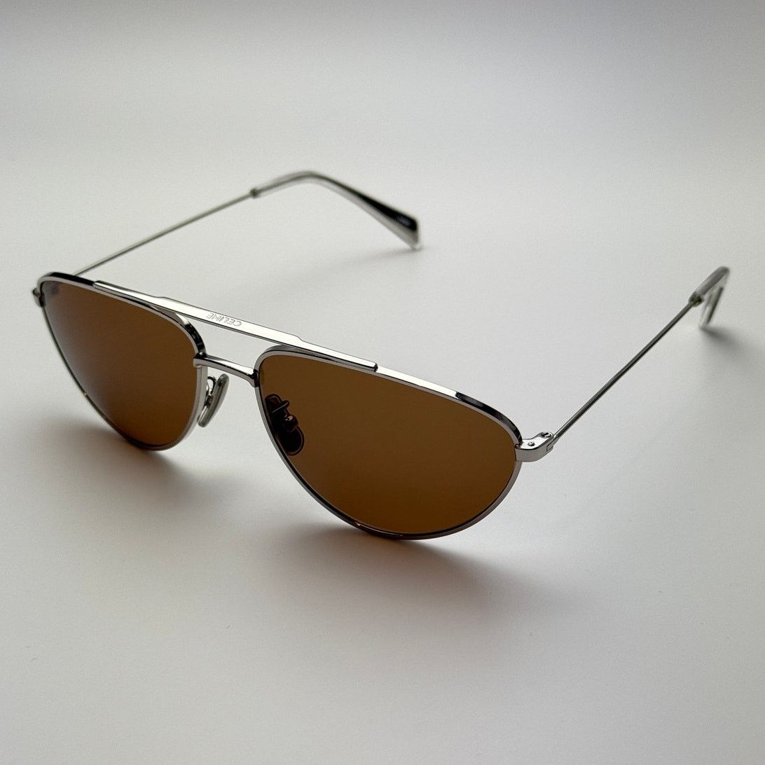 Celine NEW Celine Sunglasses CL40077U 16J Palladium/Roviex Unixes Size ONE SIZE - 4 Thumbnail