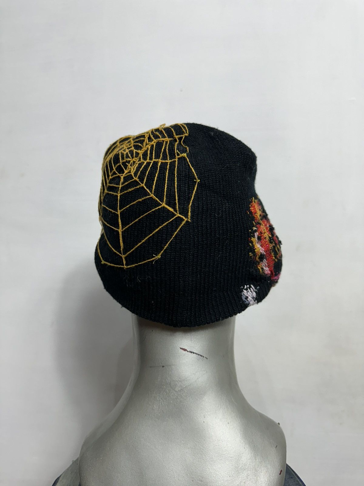 Handmade Custom Made Nice Design Art Knitted Eyed Beanie Hats Size ONE SIZE - 5 Thumbnail
