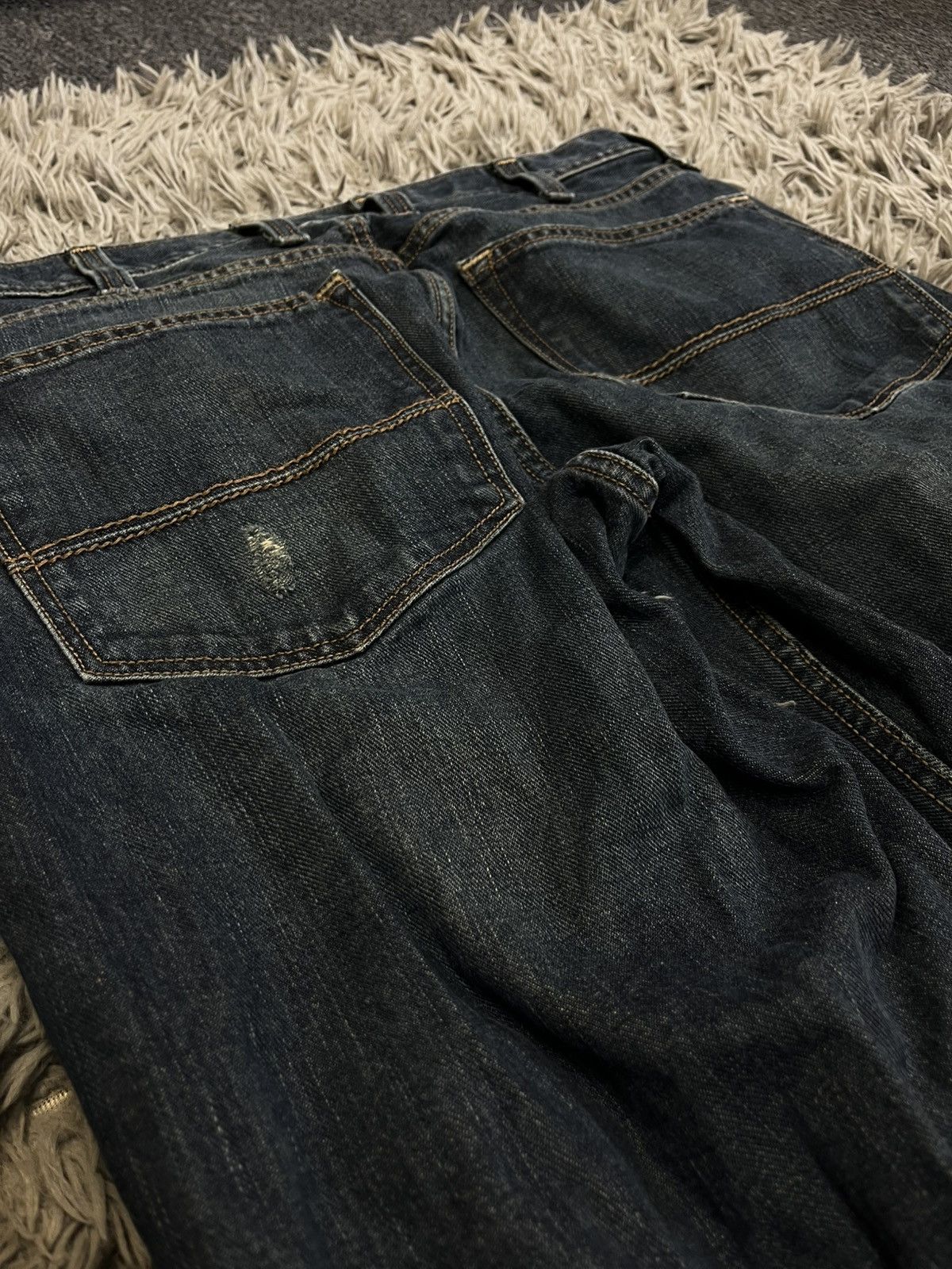 Vintage Baggy dark blue jeans Size US 34 / EU 50 - 3 Thumbnail