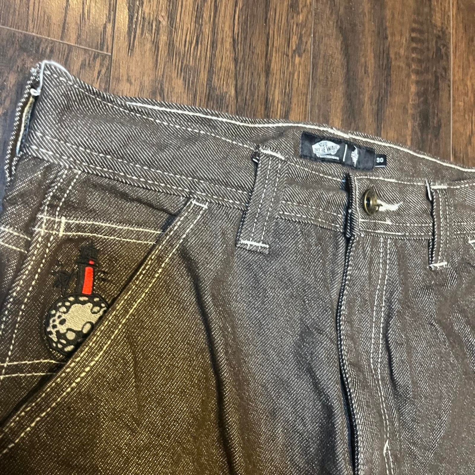 Vans Grey y2k Vans Carpenter Skater Jeans Size 30" / US 8 / IT 44 - 3 Thumbnail