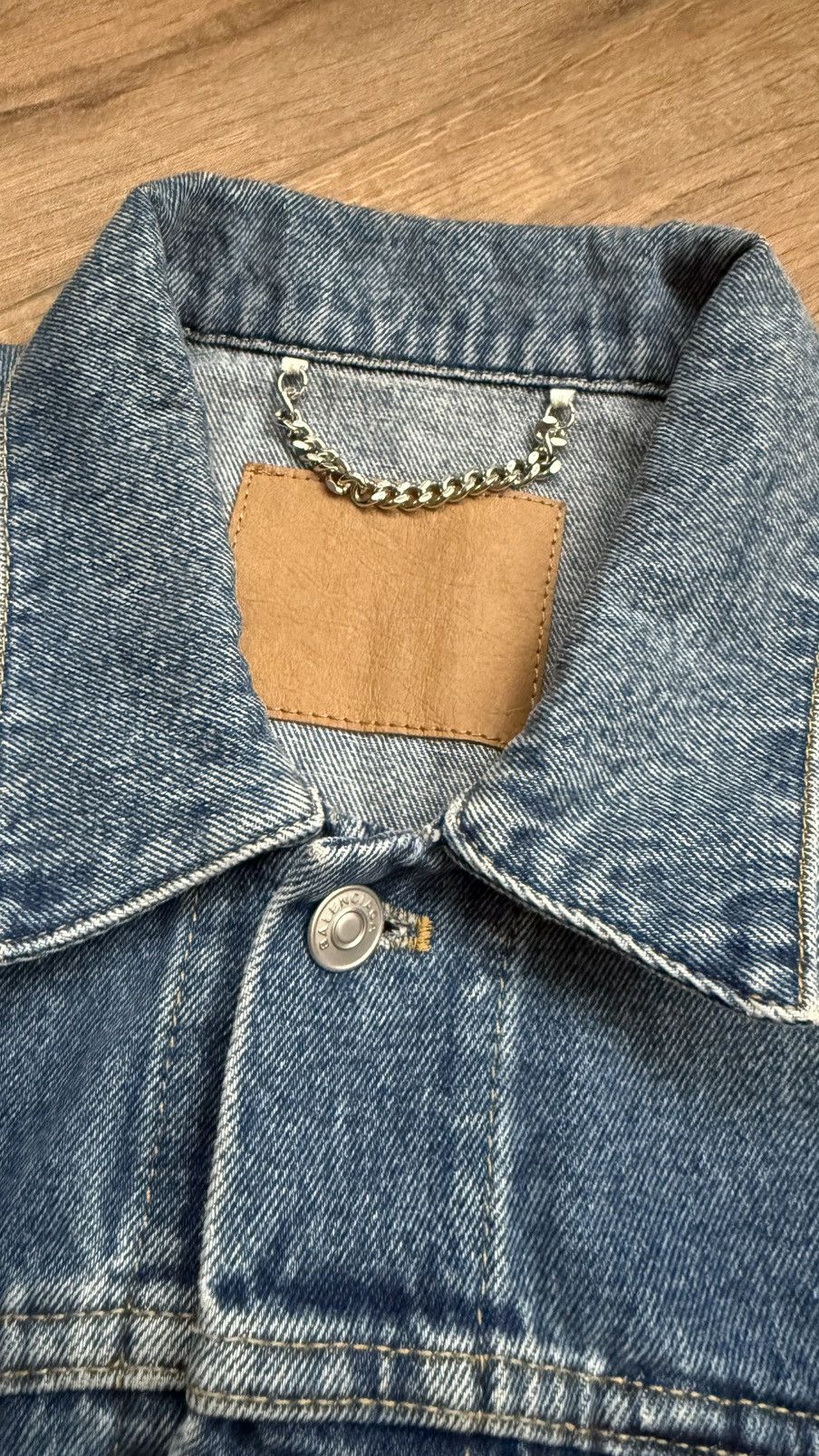 Balenciaga Unisex Blue Swing Denim Jacket RRP$2,150 Size XS / US 0-2 / IT 36-38 - 12 Thumbnail