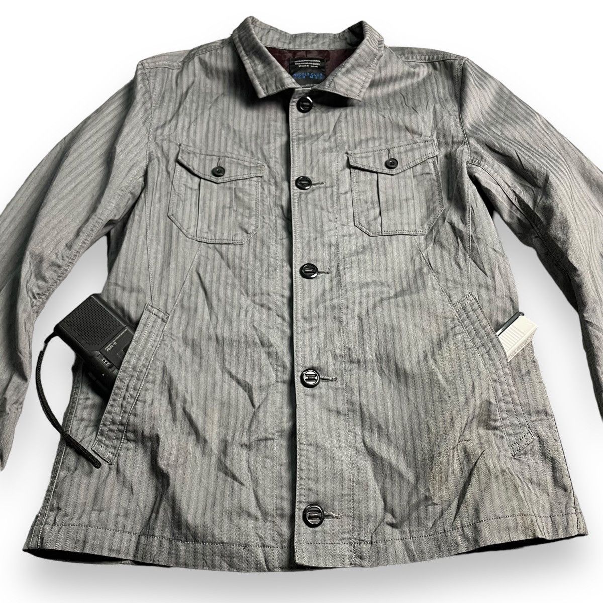 Nicole Club VINTAGE NICOLE CLUB FOR MEN STRIPES BUTTON UP JACKET Size US M / EU 48-50 / 2 - 4 Thumbnail