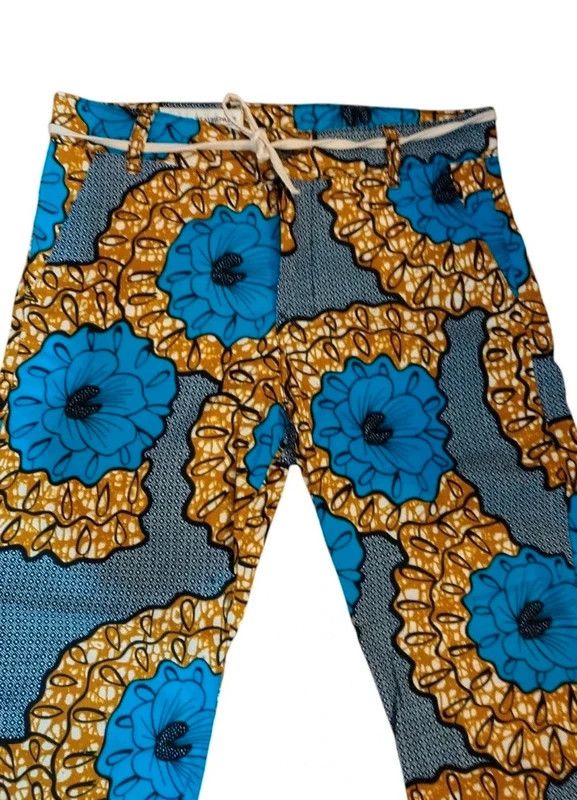 Other Atelier Beaurepaire Paris African Wax Print Pants Floral Size 30" / US 8 / IT 44 - 2 Thumbnail