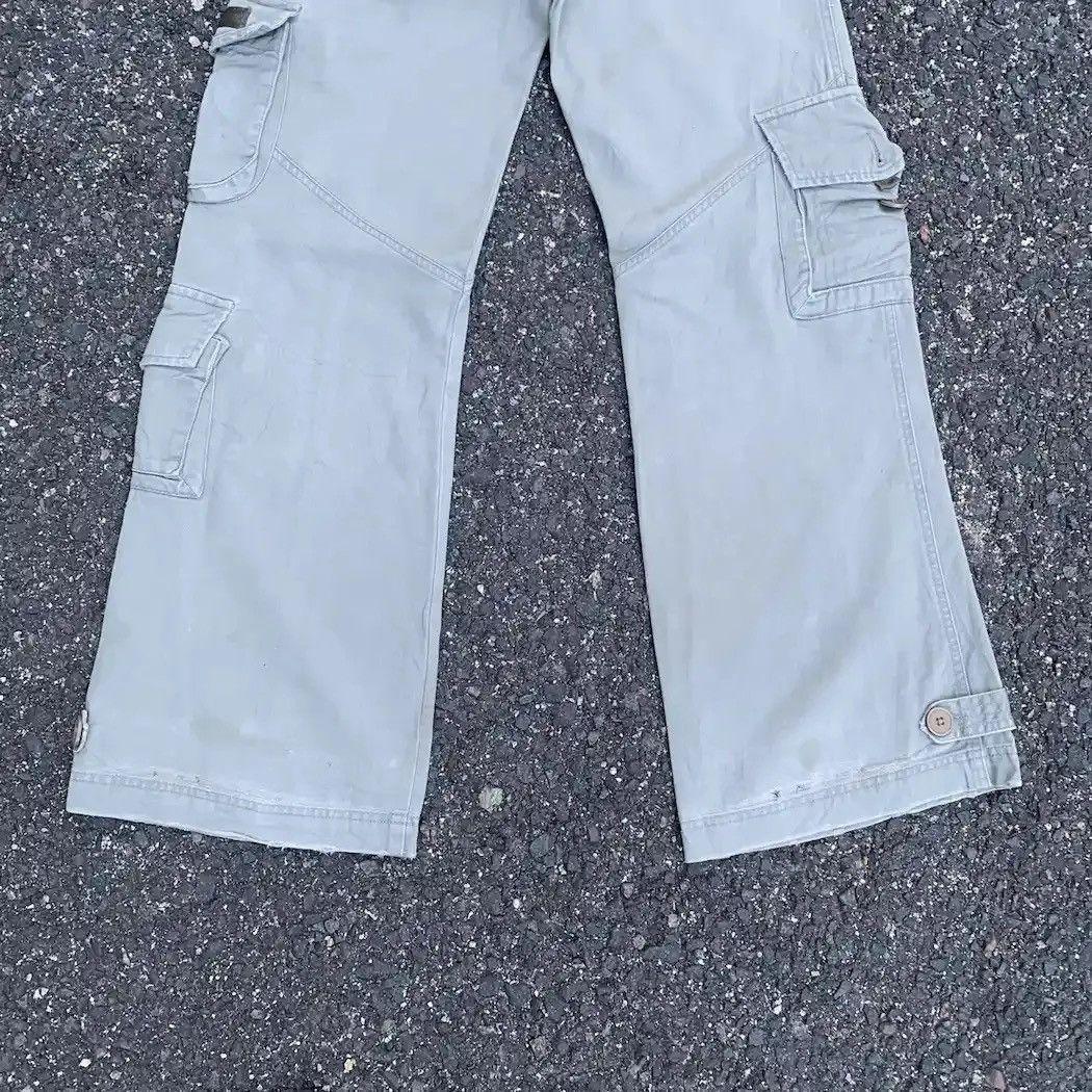 Hunter 💥 RUSTY DIRTY Utility KP Green Baggy Tactical Faded Cargo Pants Size US 29 - 11 Thumbnail