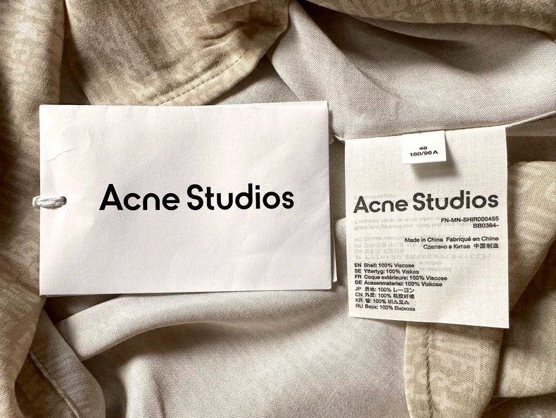 Acne Studios acne studios Casual loose long-sleeved shirt 2506-Nextarrow Size US M / EU 48-50 / 2 - 4 Thumbnail