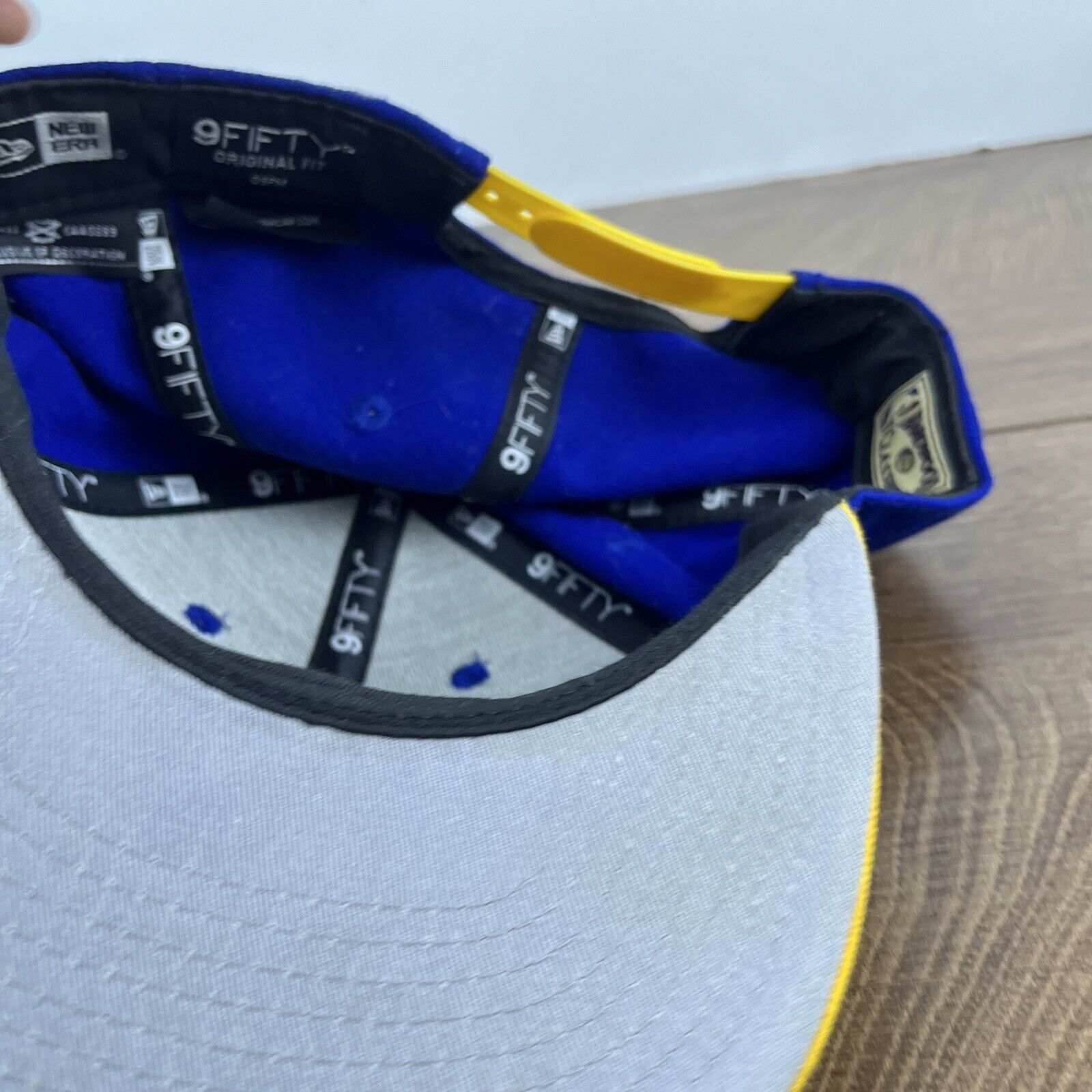 New Era Golden State Warriors Hat New Era Snapback Hat Adjustable 9F Size ONE SIZE - 14 Thumbnail