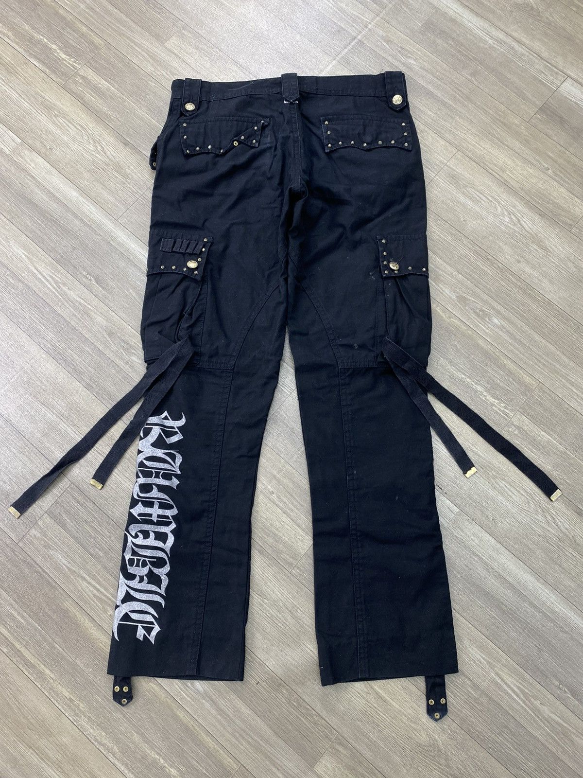 Hysteric Glamour 2000s Skulls Riot Ifsixwasnine Lgb Punk Bondage Cargo Pants Size US 30 / EU 46 - 17 Thumbnail
