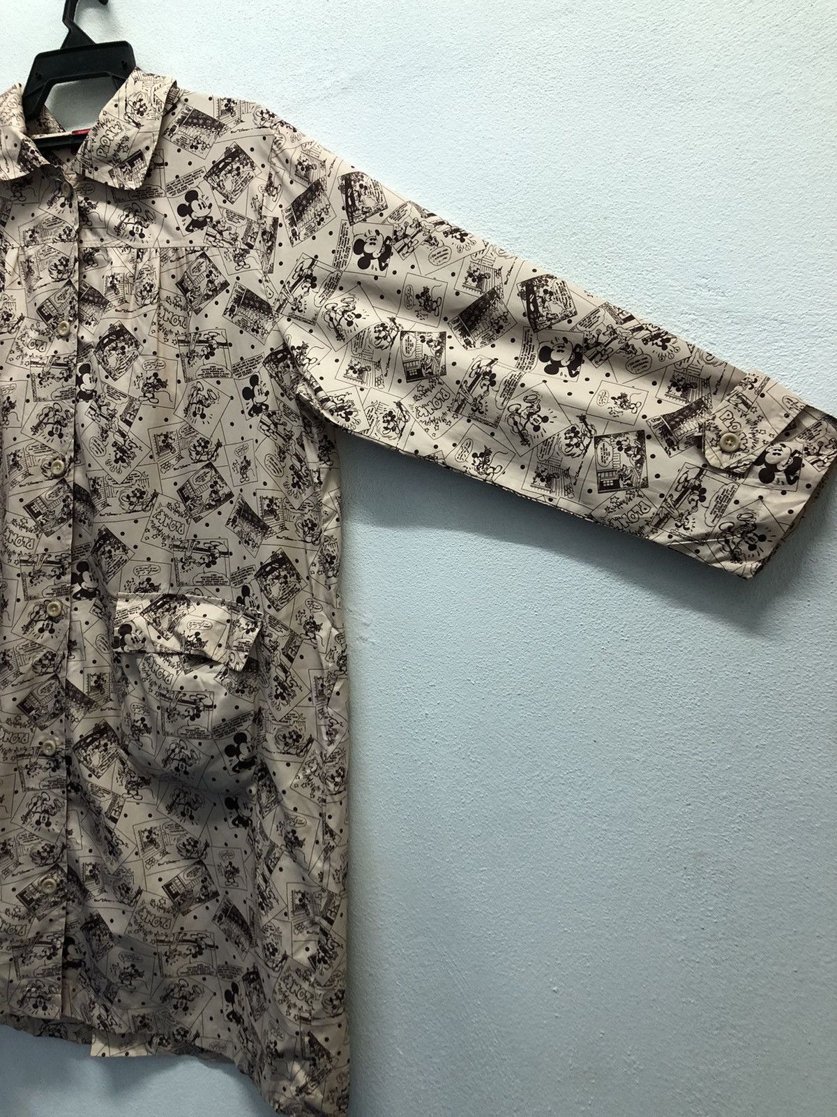 Disney Vintage Disney Mickey Mouse Long Jacket Size US XL / EU 56 / 4 - 4 Thumbnail