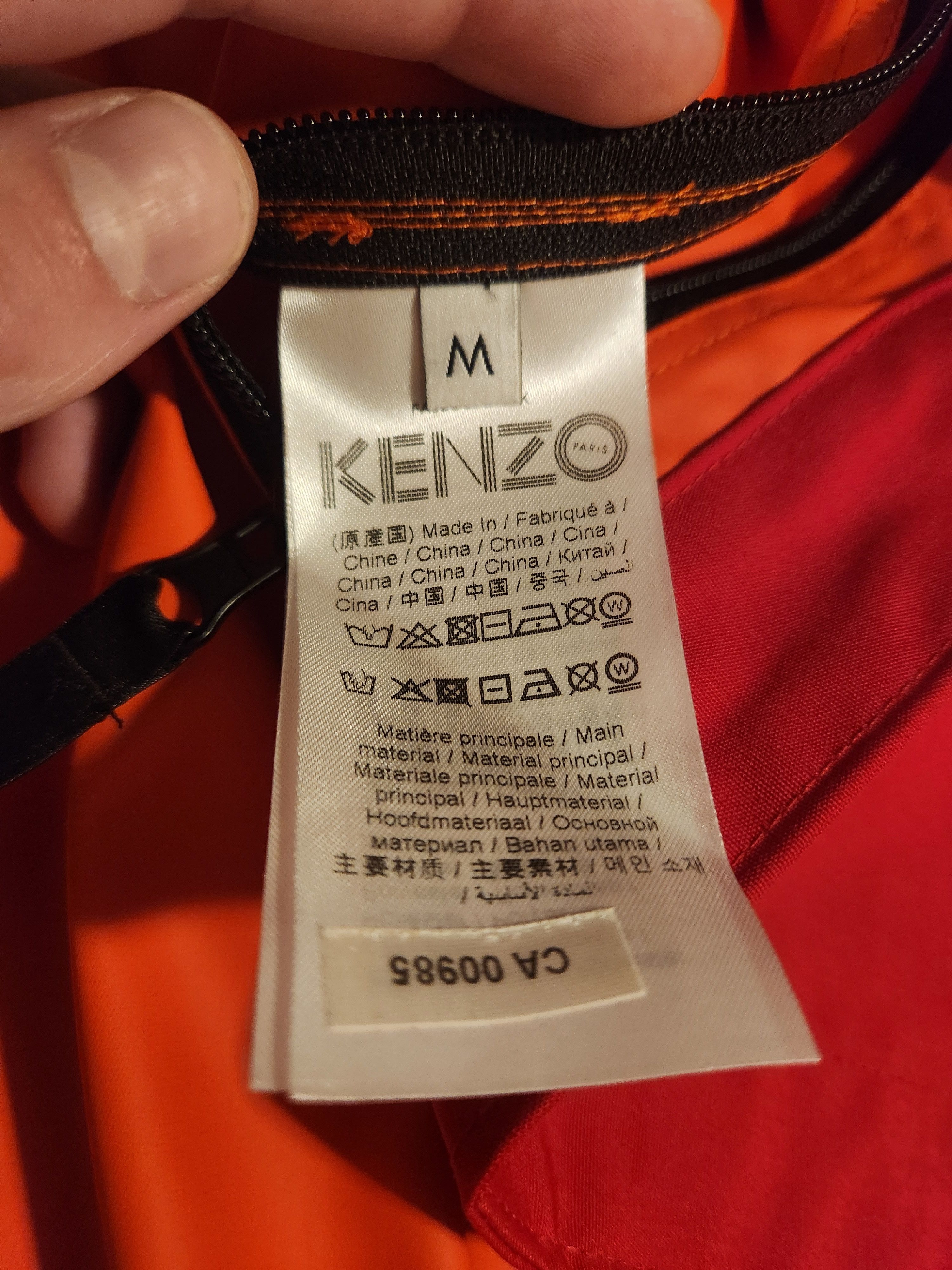 Kenzo Kenzo Paris Coach Jacket Red Size US M / EU 48-50 / 2 - 6 Thumbnail