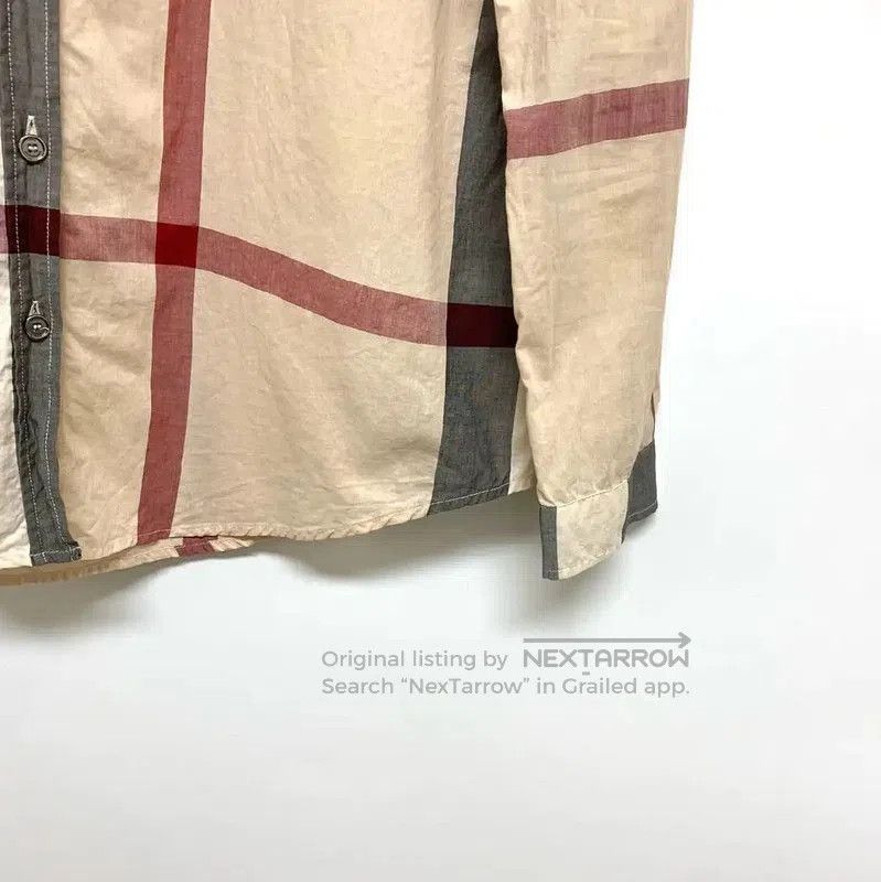 Burberry Burberry Beige Check Long Sleeve Shirt. Size S / US 4 / IT 40 - 4 Thumbnail