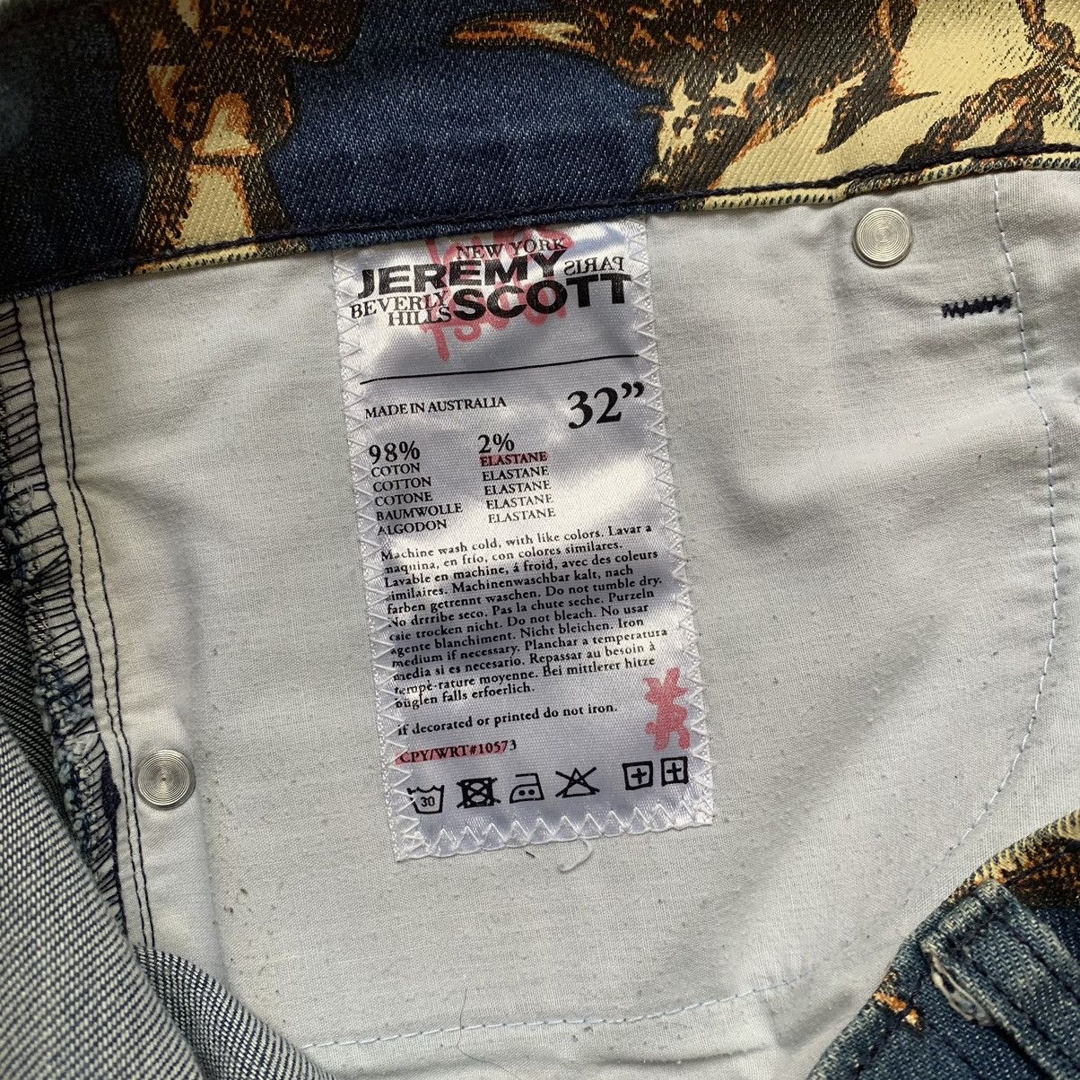 Jeremy Scott × Ksubi FW2008 Cherub Print Jeans Size US 32 / EU 48 - 6 Thumbnail