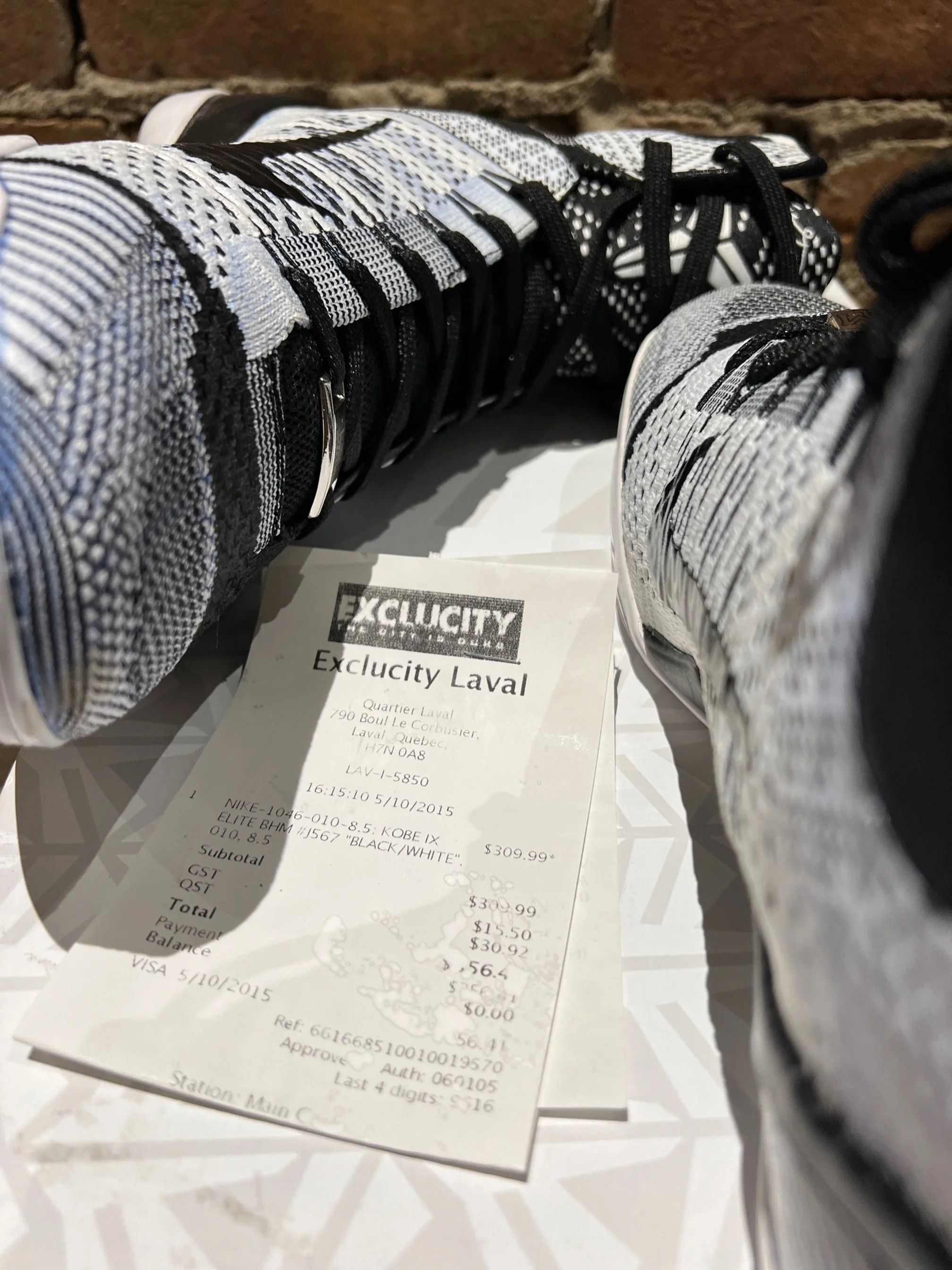 Nike Nike Kobe 9 Elite “BHM” – Black/White – Size 8.5 Size US 8.5 / EU 41-42 - 8 Thumbnail