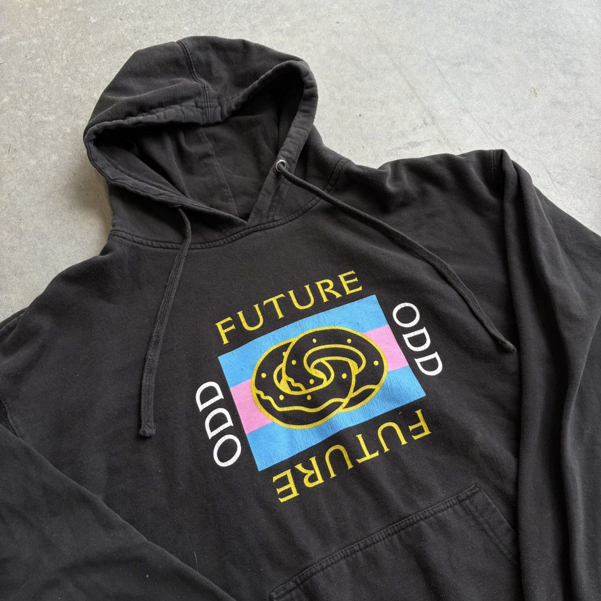 Golf Wang × Odd Future Y2K 2015 Odd Future Hoodie XL Gucci Donut Style Black Skater Size US XL / EU 56 / 4 - 3 Thumbnail