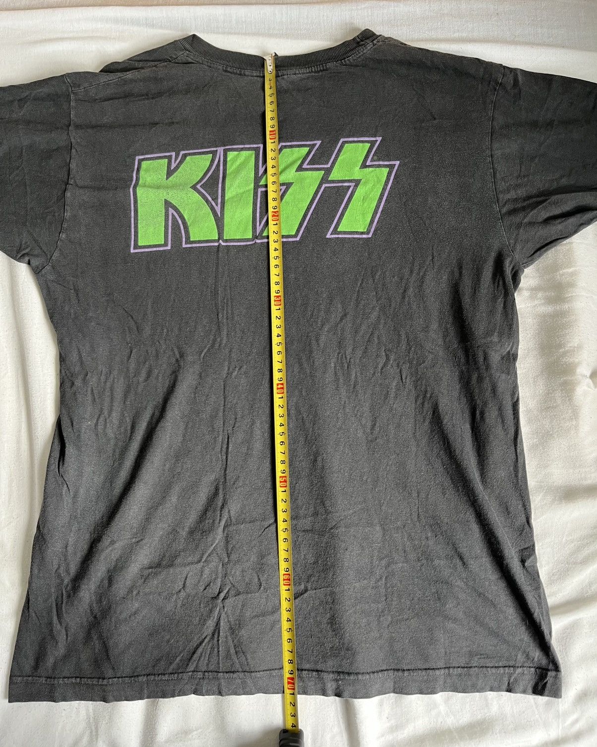 Band Tees × KISS × Vintage Vintage 90s Kiss Band Shirt Faded XL 1991 Winterland Size US XL / EU 56 / 4 - 10 Thumbnail