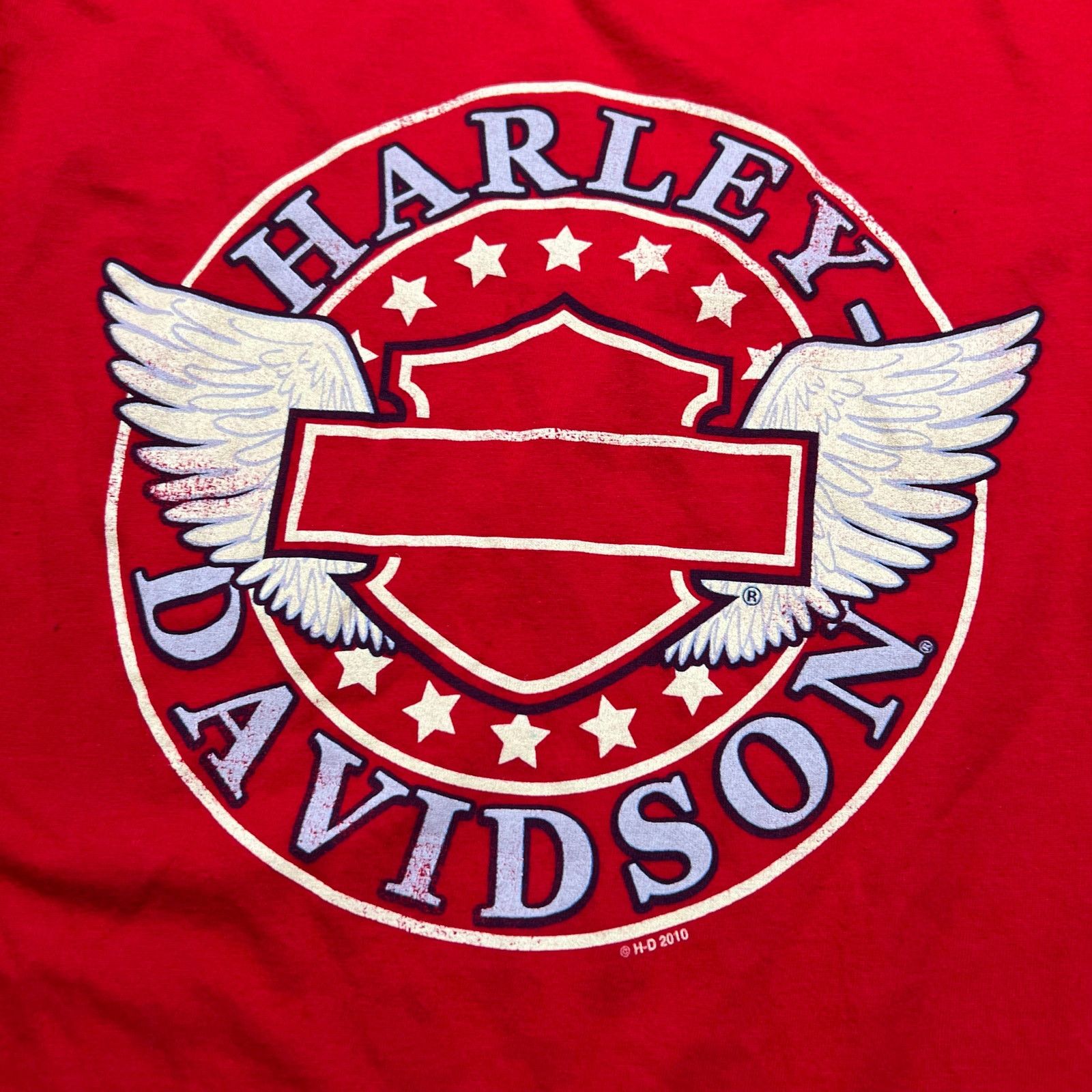 Harley Davidson Vintage Harley Davidson Wings Long Sleeve Red Y2K Women XL Size US XL / EU 56 / 4 - 2 Thumbnail