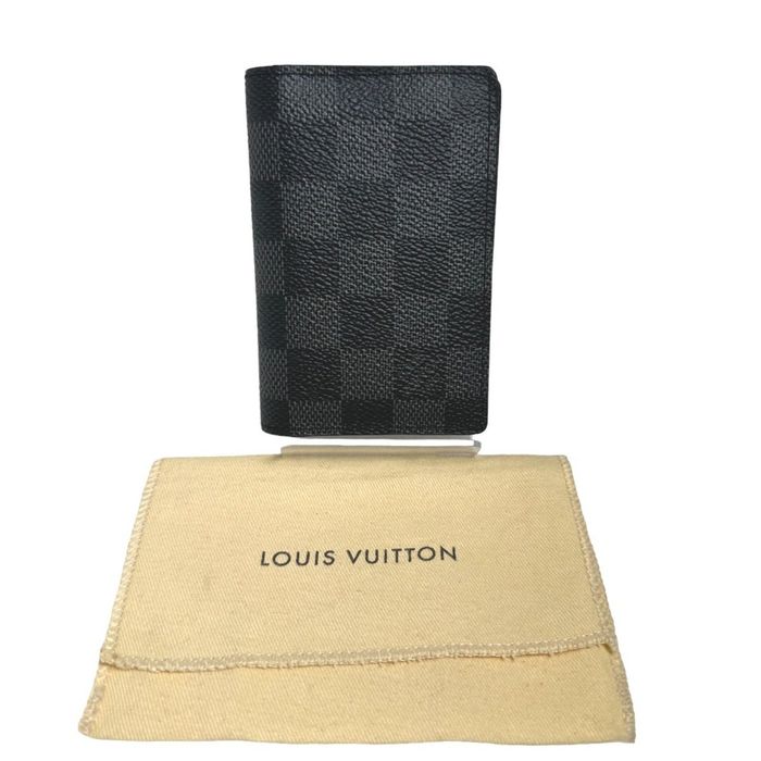 Louis Vuitton LOUIS VUITTON Business Card Holder Damier Graphite