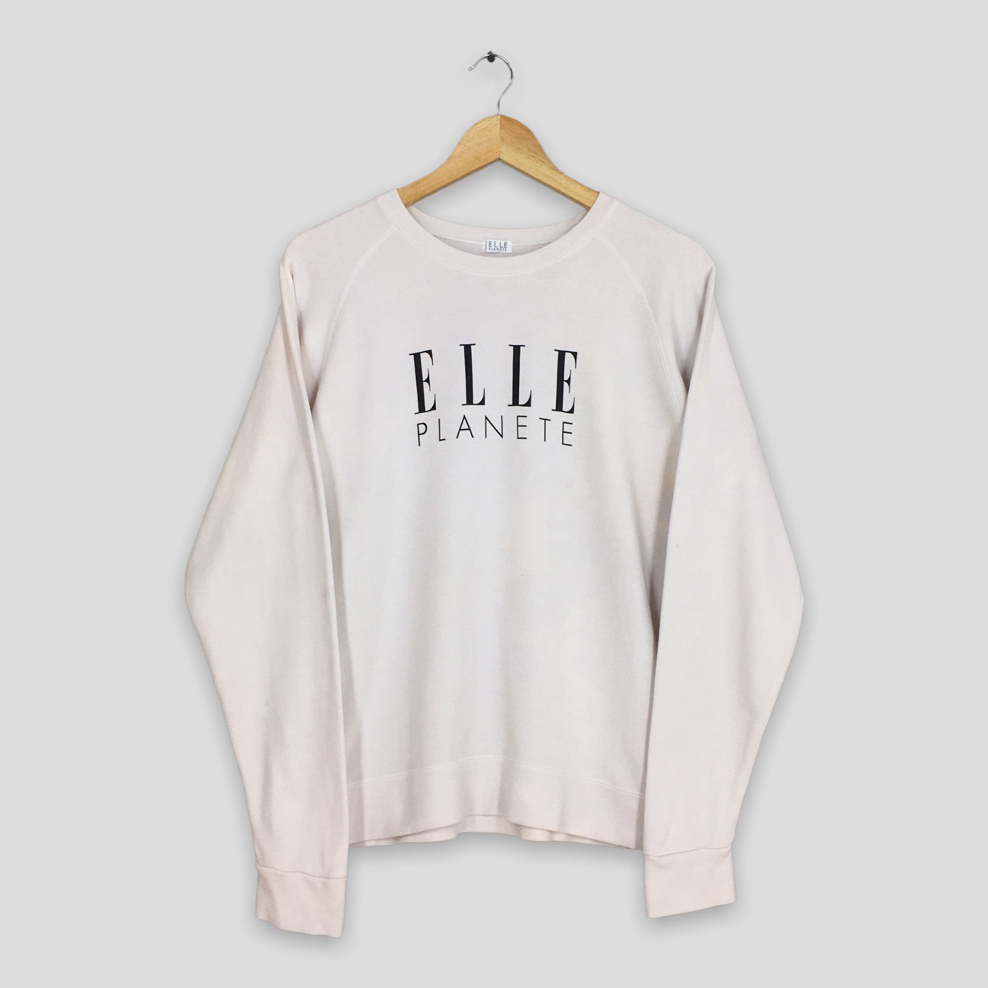 Ellesse Vintage 90s Elle Planete Sweatshirt Medium Size US M / EU 48-50 / 2 - 1 Thumbnail