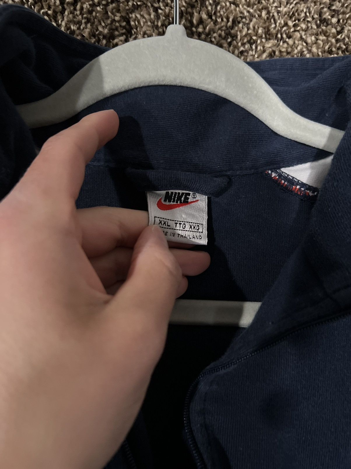 Nike × Vintage Rare Vintage Nike Quarter Zip Size US XL / EU 56 / 4 - 6 Thumbnail
