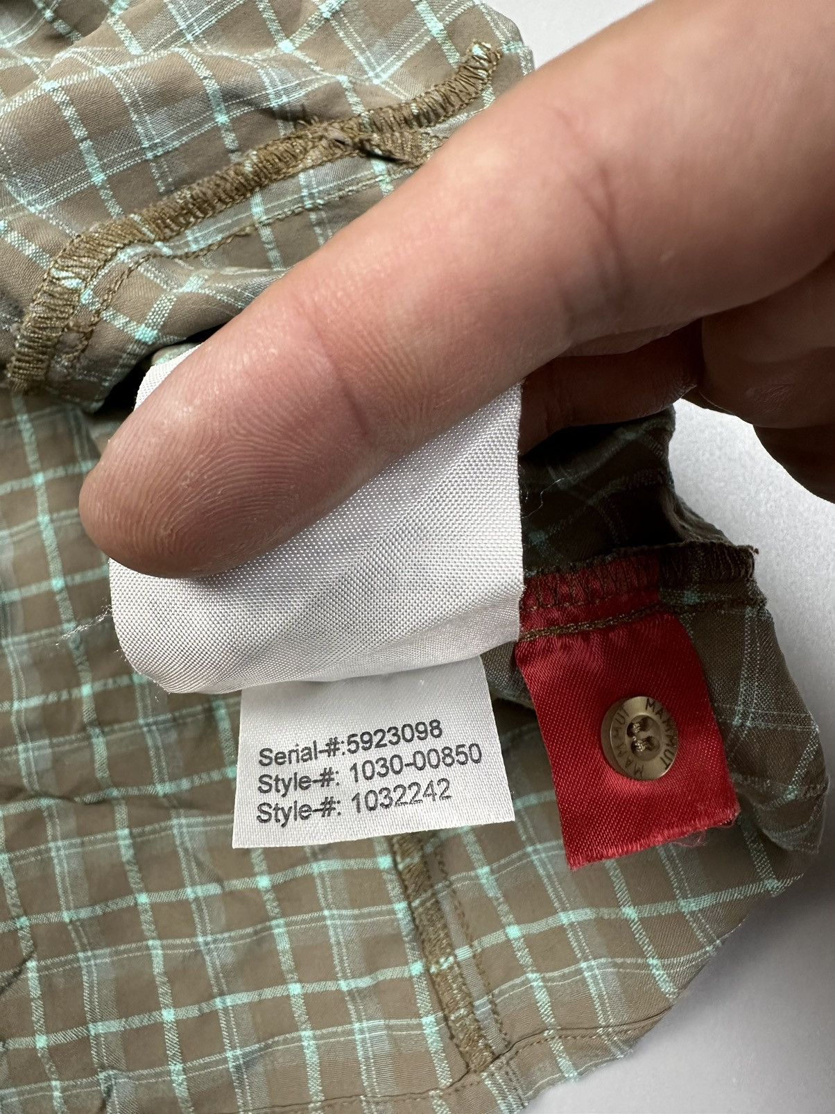 Mammut Outdoor Travel Button Shirt Checkered Mammut Size M / US 6-8 / IT 42-44 - 8 Thumbnail