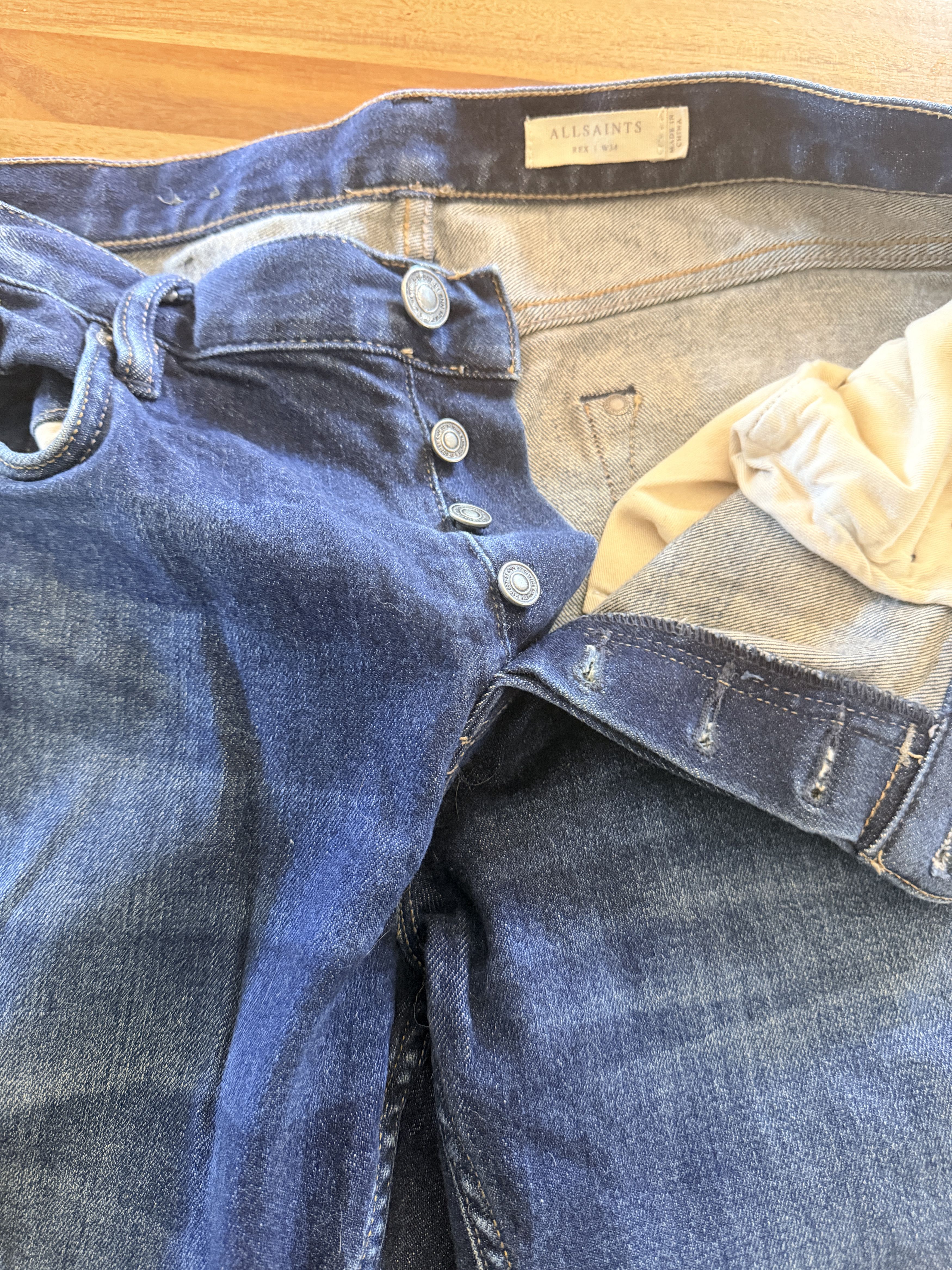 Allsaints AllSaints Rex Slim Jean — W34 — Dark Indigo Wash Size US 34 / EU 50 - 7 Thumbnail