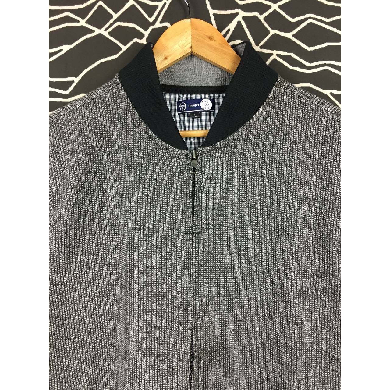Sergio Tacchini × Vintage Vtg Sergio Tacchini Casual Wear Zipper Sweater Jacket Size US L / EU 52-54 / 3 - 3 Thumbnail
