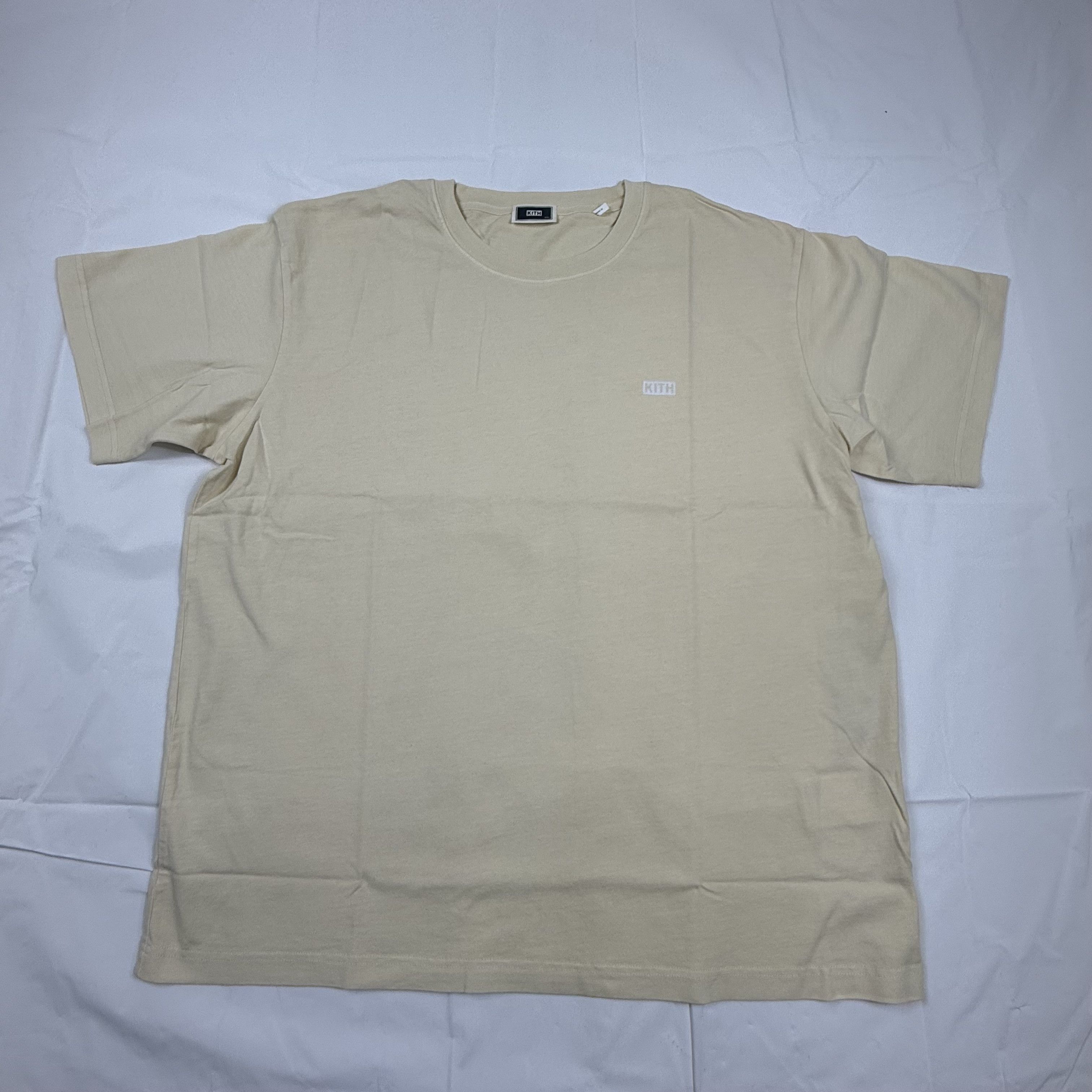 Kith Ss Lax Tee Durum Beige Cream Mens XXL KHM030943-957 New