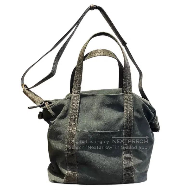 Maison Margiela Maison Margiela deerskin and leather four-stitch Boston ha Size ONE SIZE - 2 Thumbnail