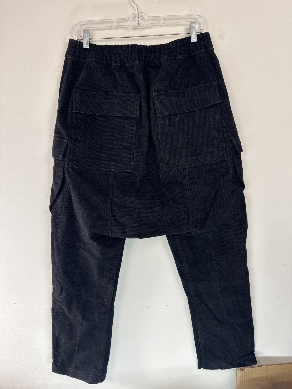 Rick Owens Drkshdw Rick Owens DRKSHDW twill creatch cargo pants FW23 LUXOR Size US 40 / EU 56 - 2 Thumbnail