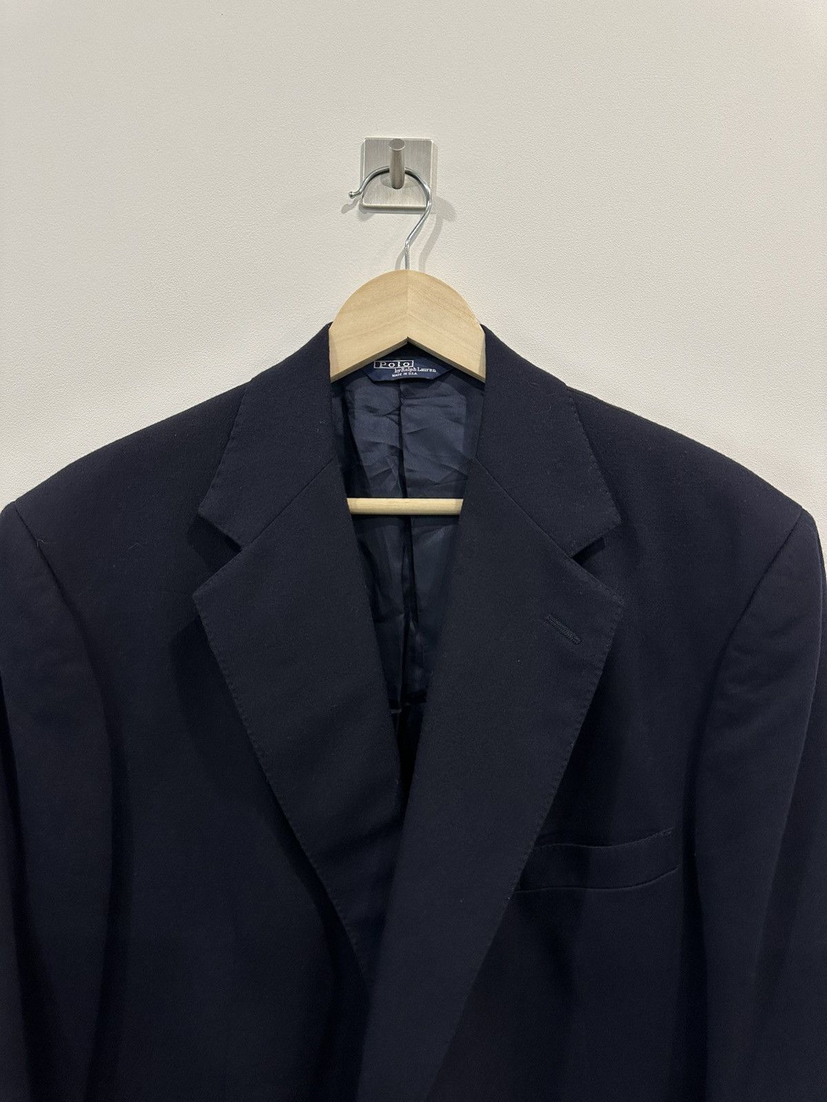 RRL Ralph Lauren Polo Ralph Lauren rrl label vintage wool usa blazer jacket Size 46R - 4 Thumbnail