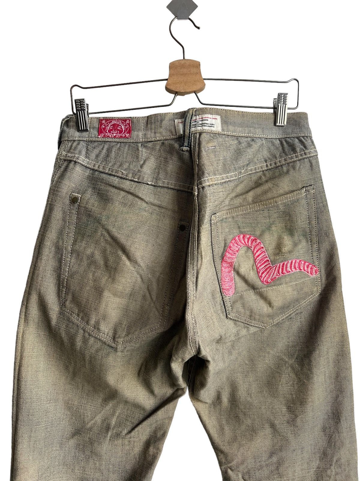 Evisu OG Evisu Yamane Laboratory Paris Daicock Selvage 2 Way Denim Size US 32 / EU 48 - 17 Thumbnail