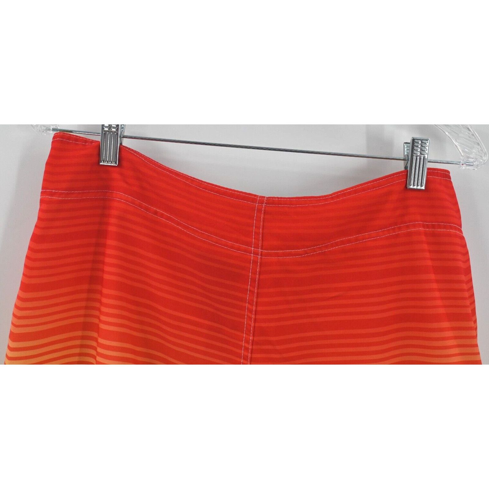 Ocean Current Ocean Current 34 Ombre Stripe Orange Unlined Board Shorts Size US 34 / EU 50 - 14 Thumbnail
