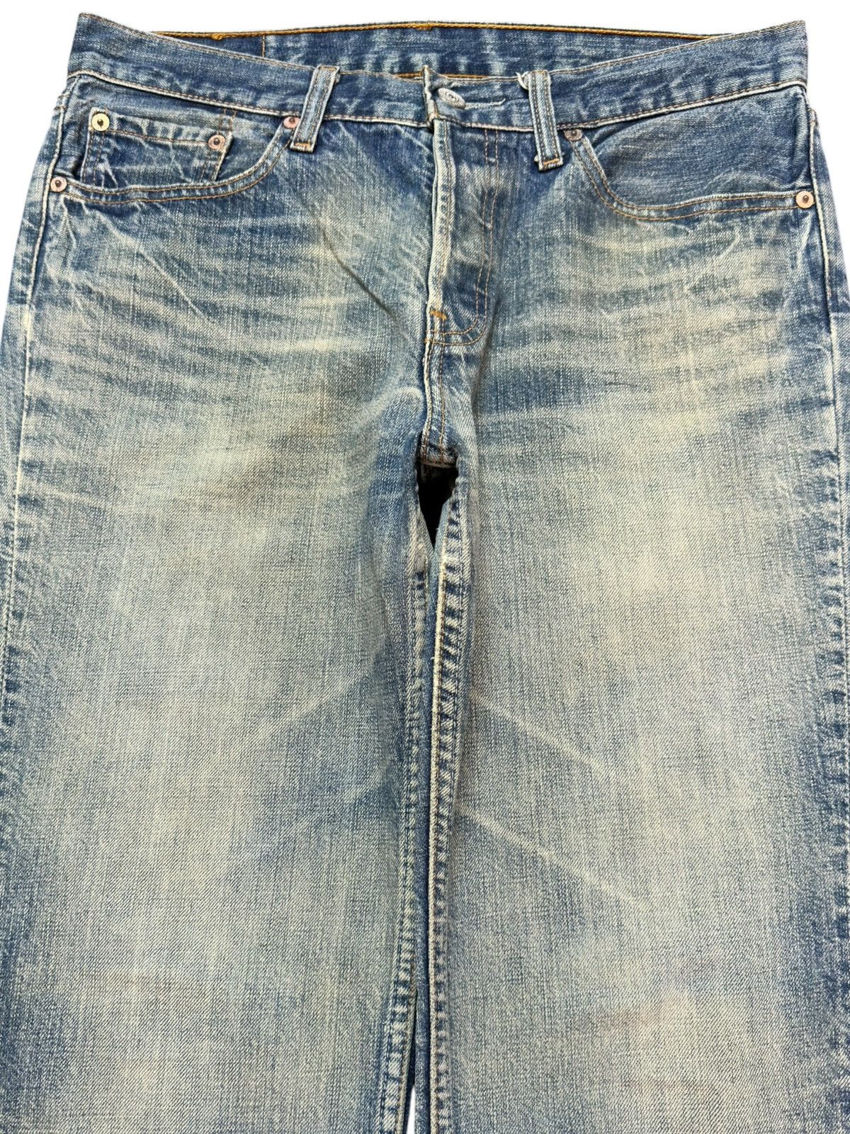 Levi's Vintage Levi’s 501 Mudwash Distressed Denim Size US 31 - 2 Thumbnail