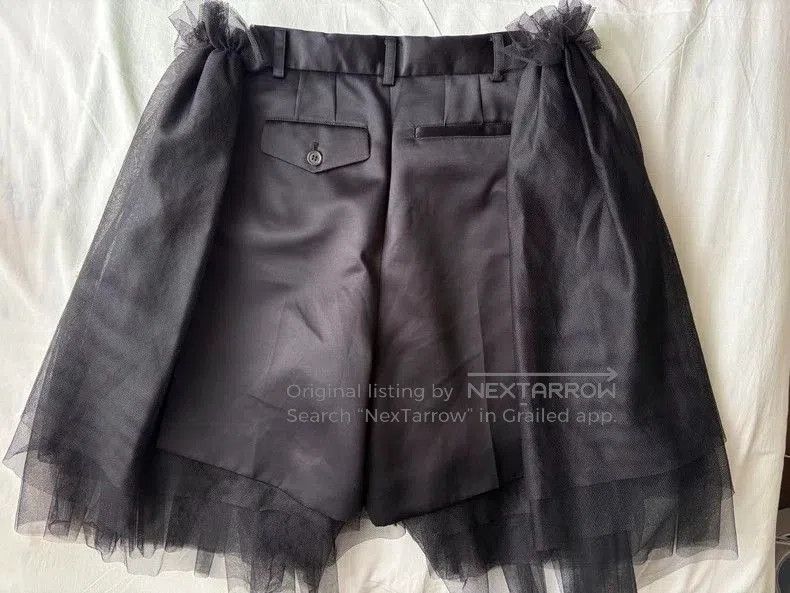 Comme des Garcons COMME des GARCONS Black Tulle Pants . Size 26" / US 2 / IT 38 - 2 Thumbnail