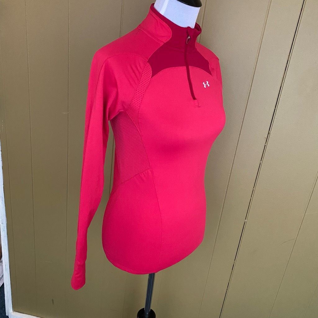 Under Armour Under Armour women S coldgear Longsleeve quarter zip athleti Size S / US 4 / IT 40 - 10 Thumbnail