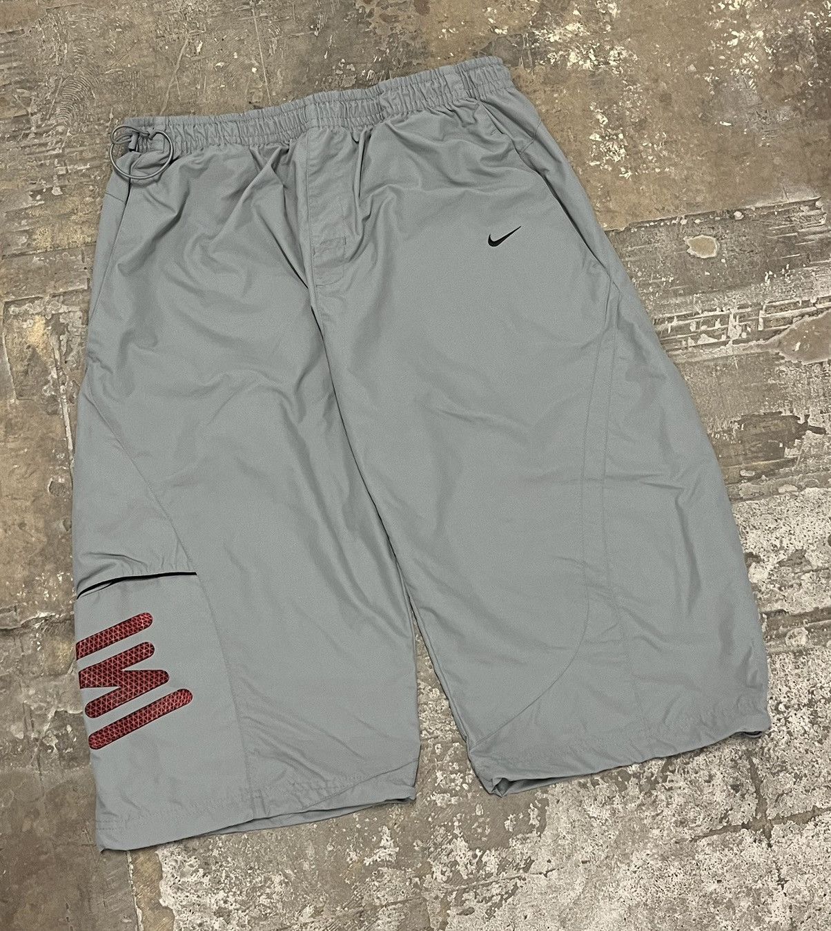Nike × Vintage Nike rare vintage Nike shox utility nylon baggy fit shorts Size US 30 / EU 46 - 1 Thumbnail