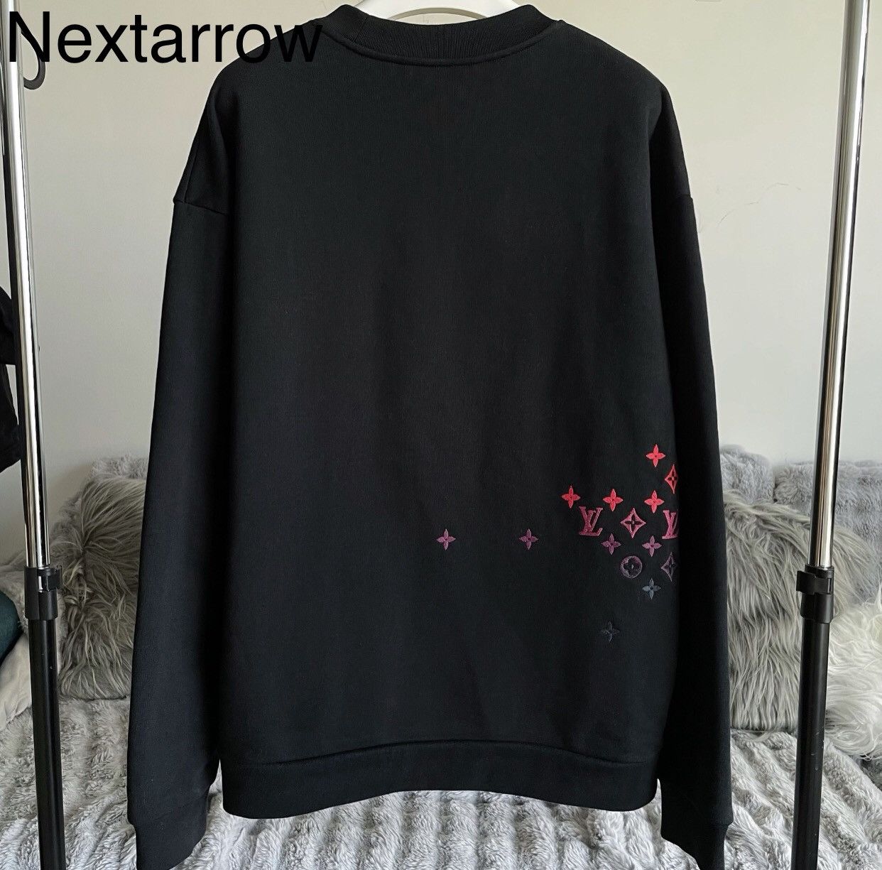 Louis Vuitton Louis Vuitton Lv ss24 new black colorful embroidery hoodie Size US L / EU 52-54 / 3 - 2 Thumbnail