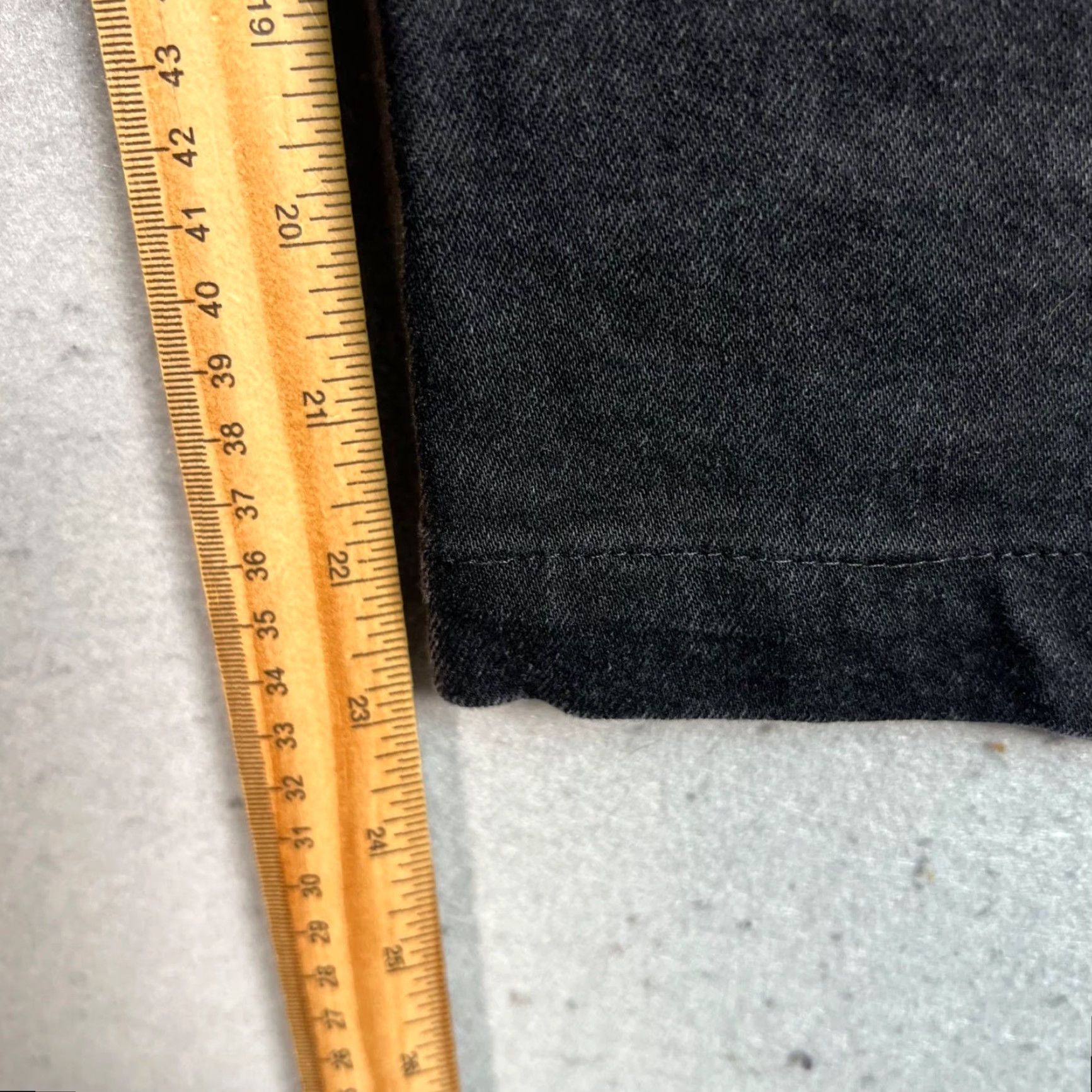 Everlane Everlane The Way High Jeans Denim Black Organic Cotton Size 24 Womens Size 42" / US 20 - 7 Thumbnail